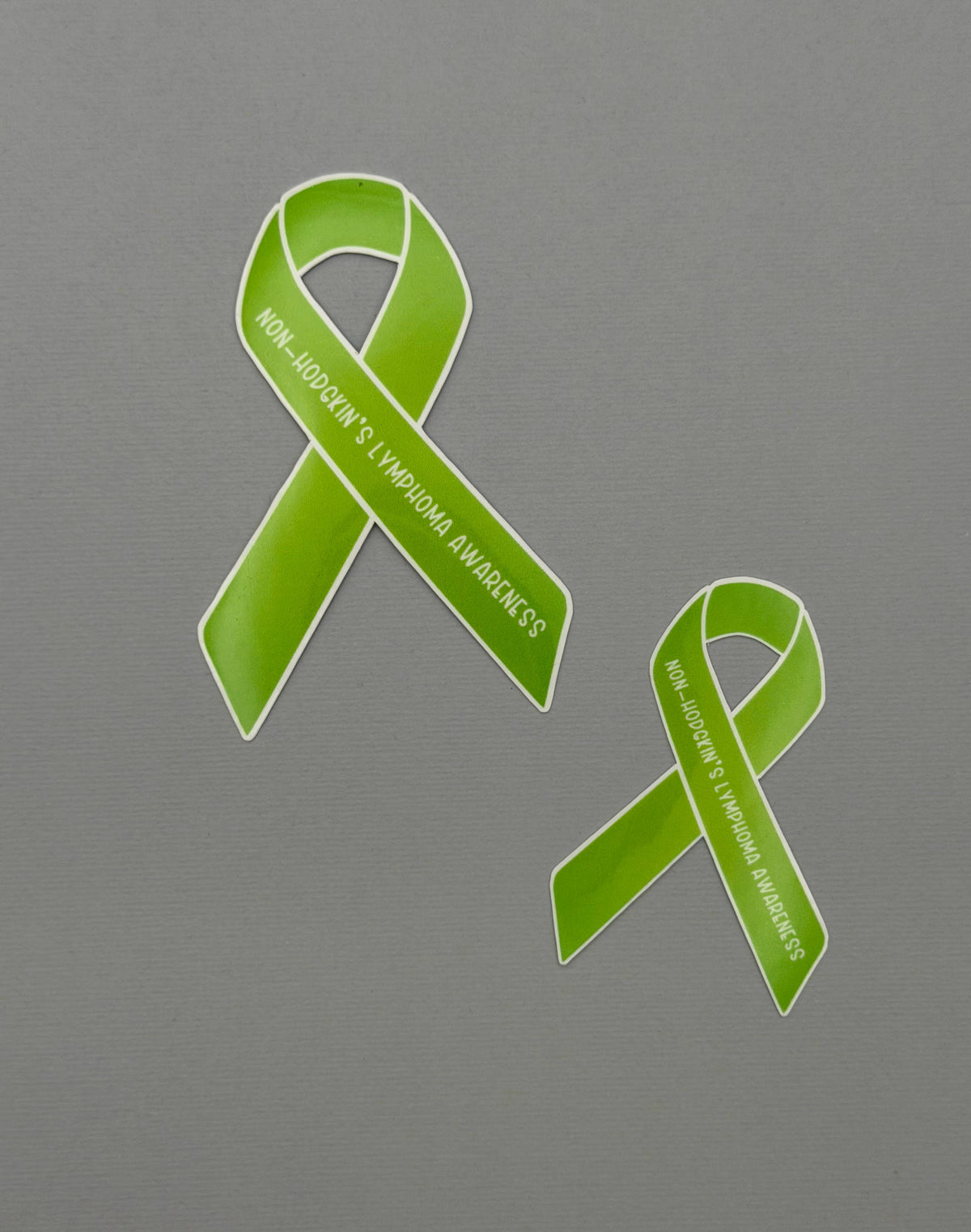 Non-Hodgkin's Lymphoma Awareness Ribbon Sticker or Magnet