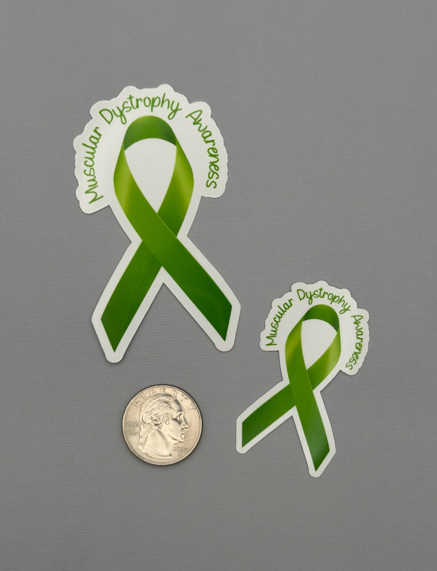 Muscular Dystrophy Awareness Ribbon Sticker or Magnet