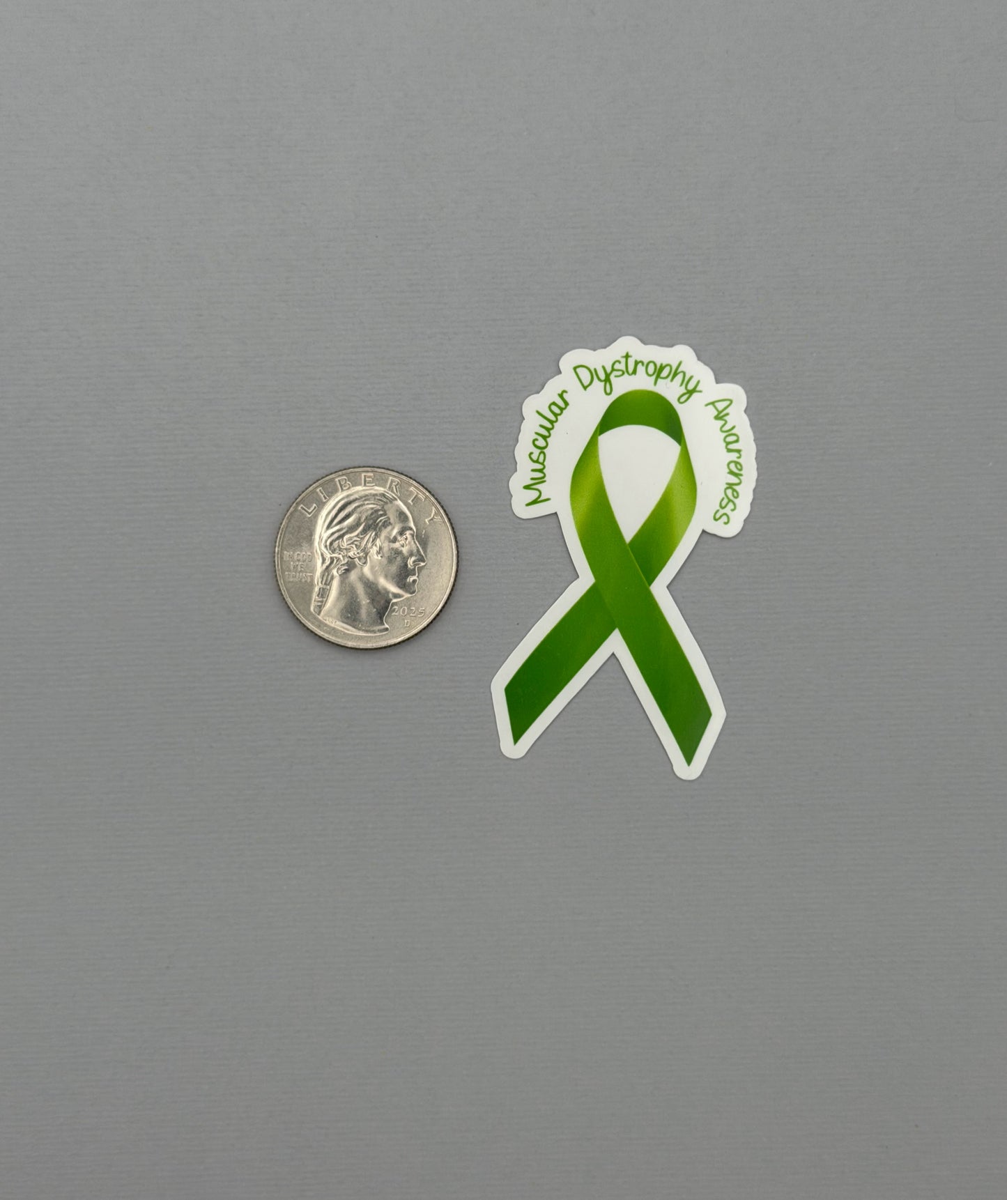 Muscular Dystrophy Awareness Ribbon Sticker or Magnet