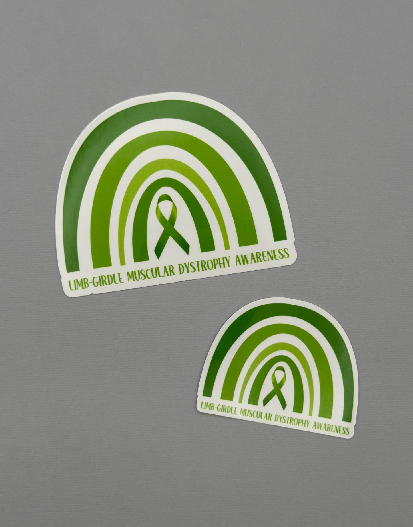Limb-Girdle Muscular Dystrophy Awareness Rainbow Sticker or Magnet