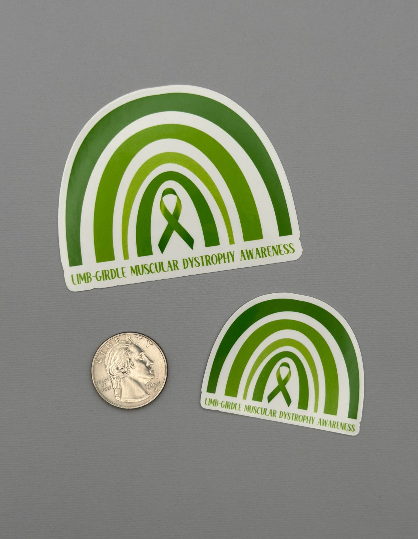 Limb-Girdle Muscular Dystrophy Awareness Rainbow Sticker or Magnet