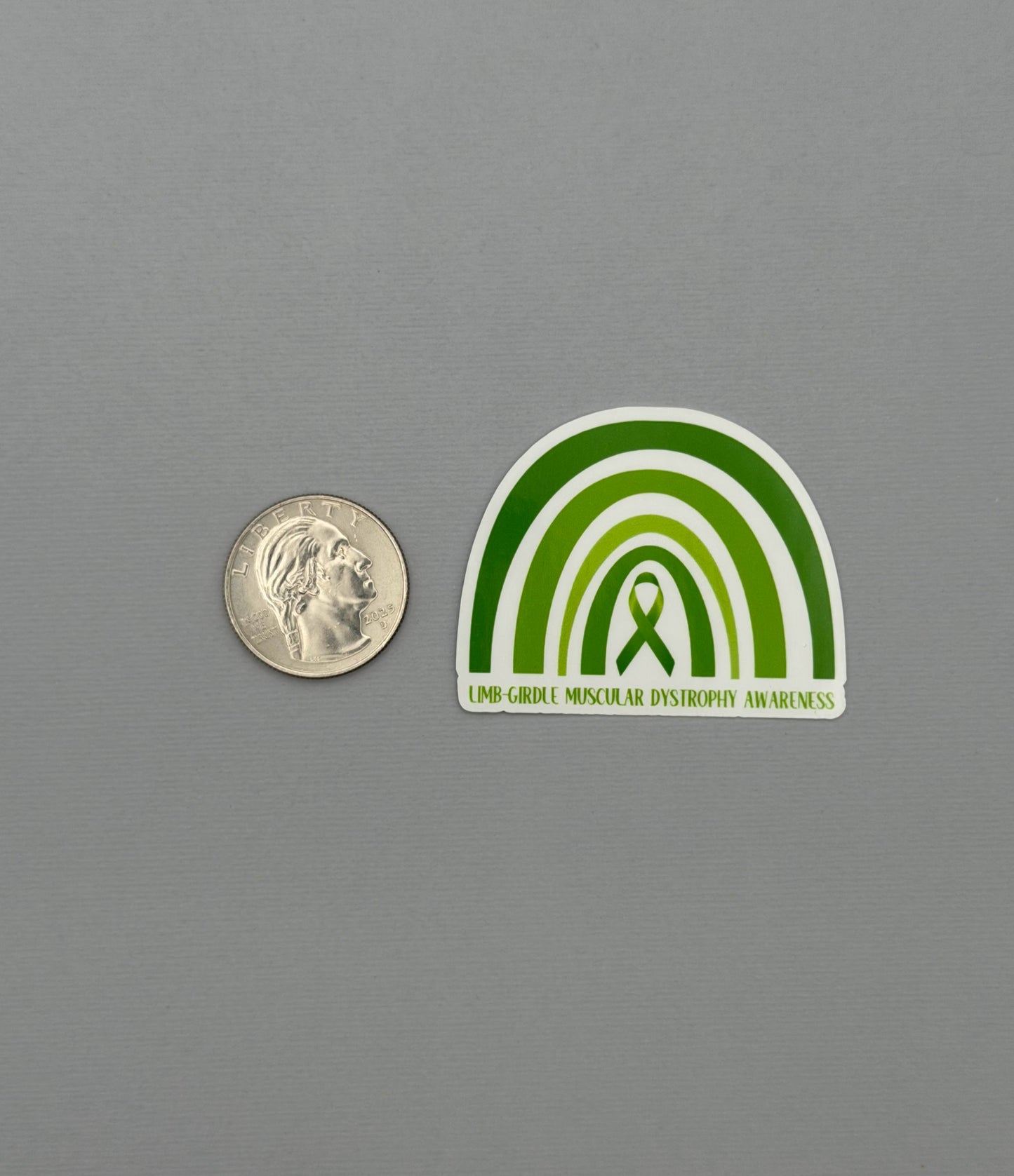 Limb-Girdle Muscular Dystrophy Awareness Rainbow Sticker or Magnet
