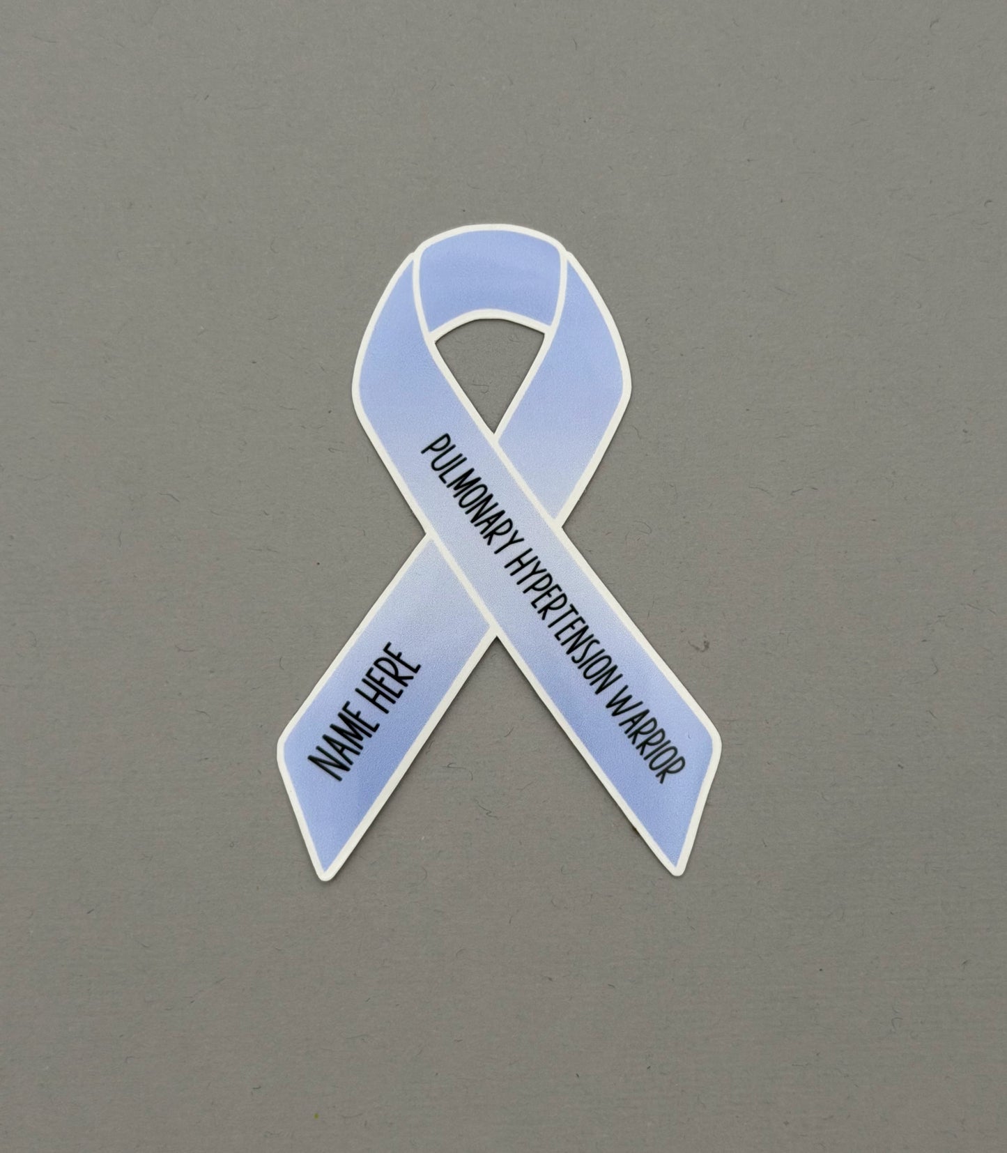 Pulmonary Hypertension Warrior Custom Ribbon Sticker