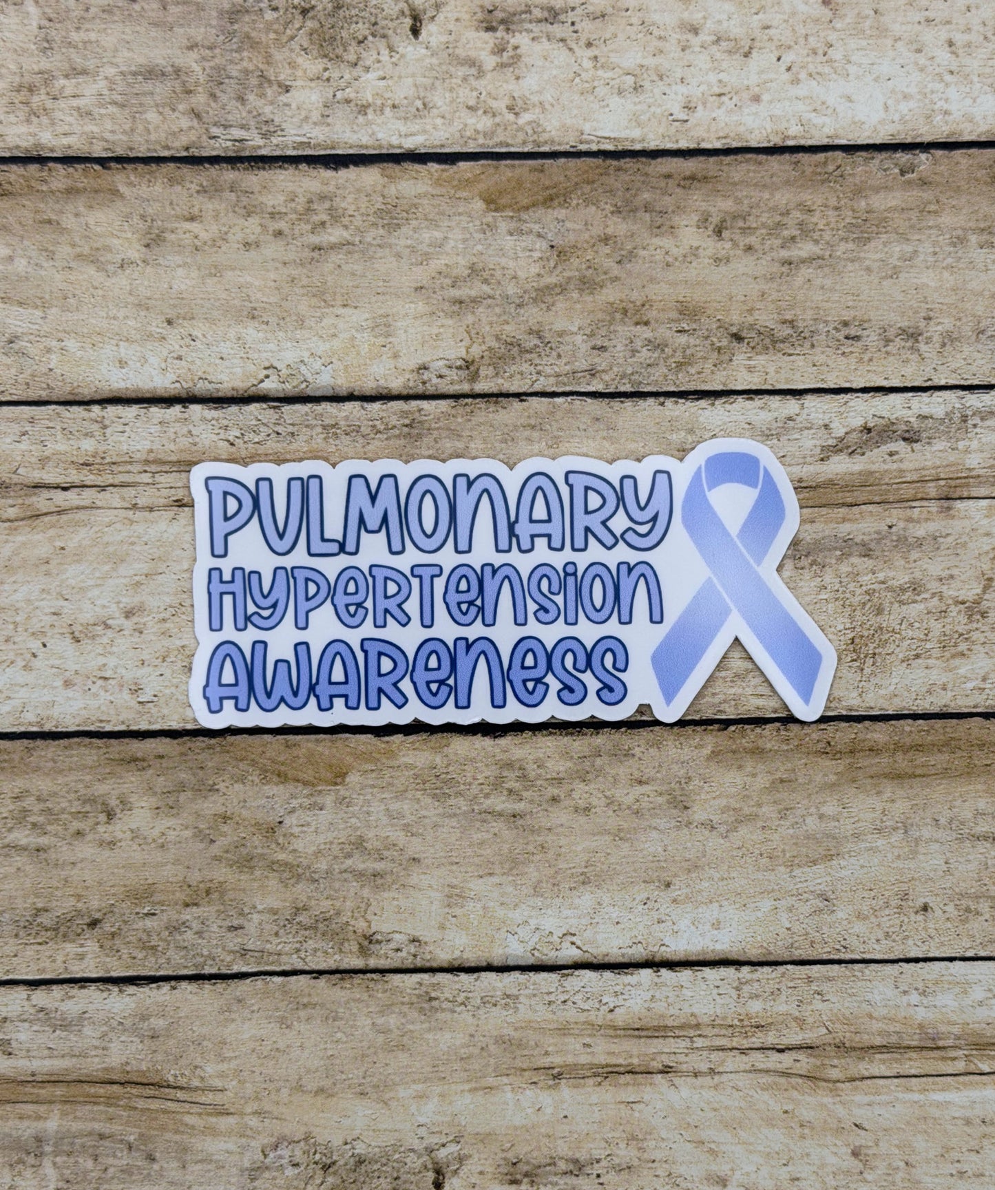 Pulmonary Hypertension Awareness with Ribbon Sticker