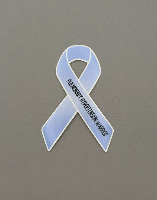 Pulmonary Hypertension Warrior Ribbon Sticker