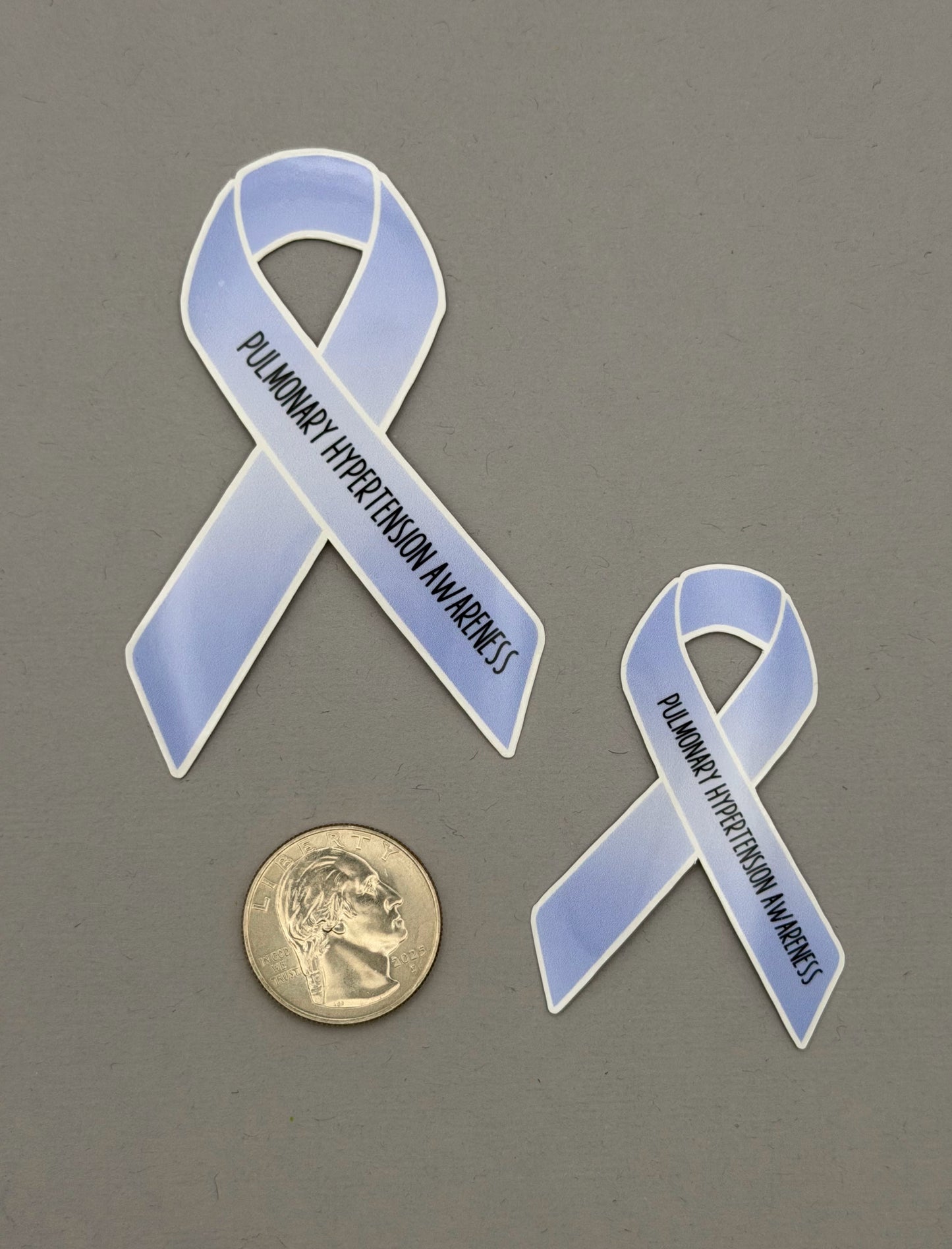 Pulmonary Hypertension Awareness Ribbon Sticker