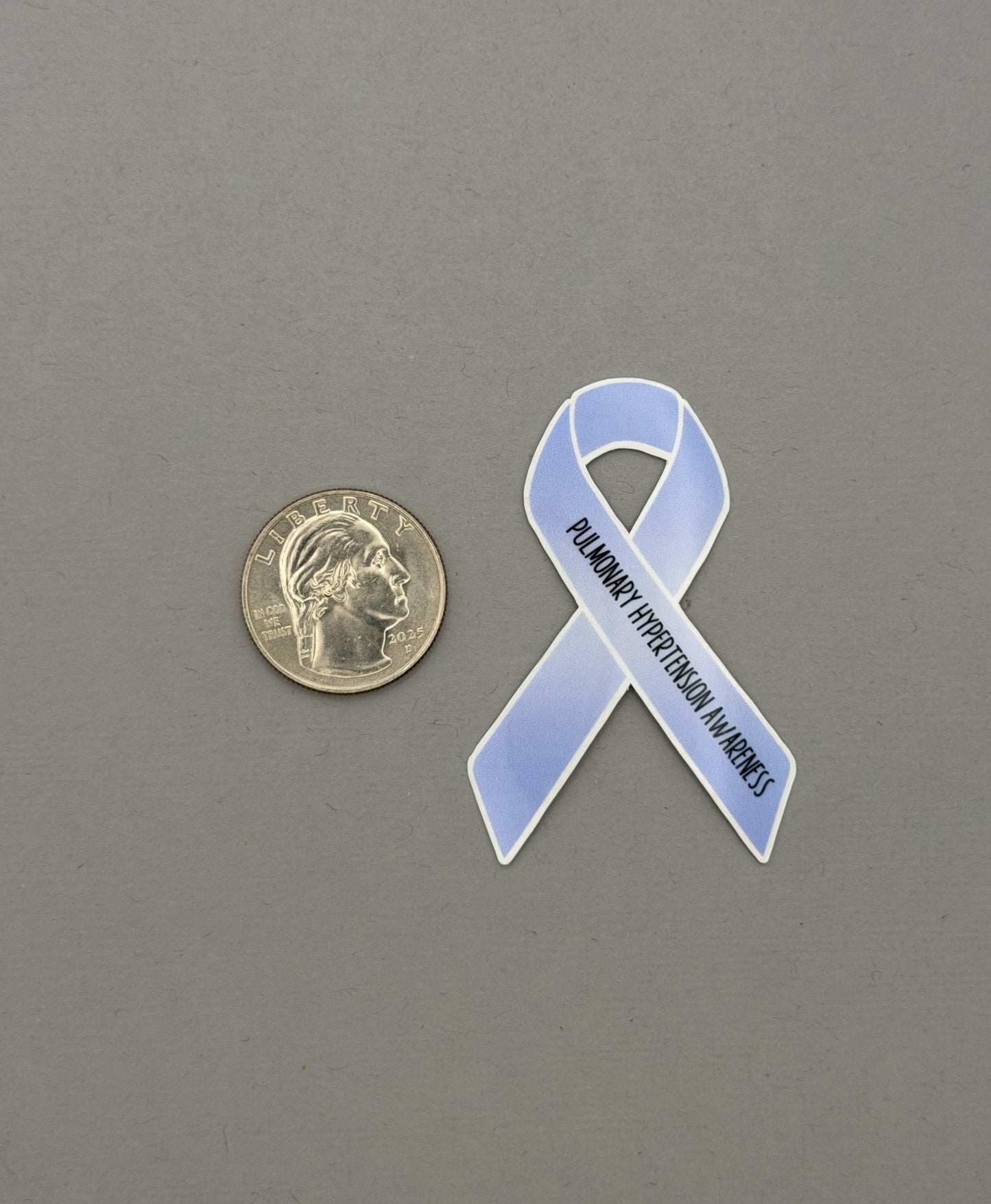Pulmonary Hypertension Awareness Ribbon Sticker