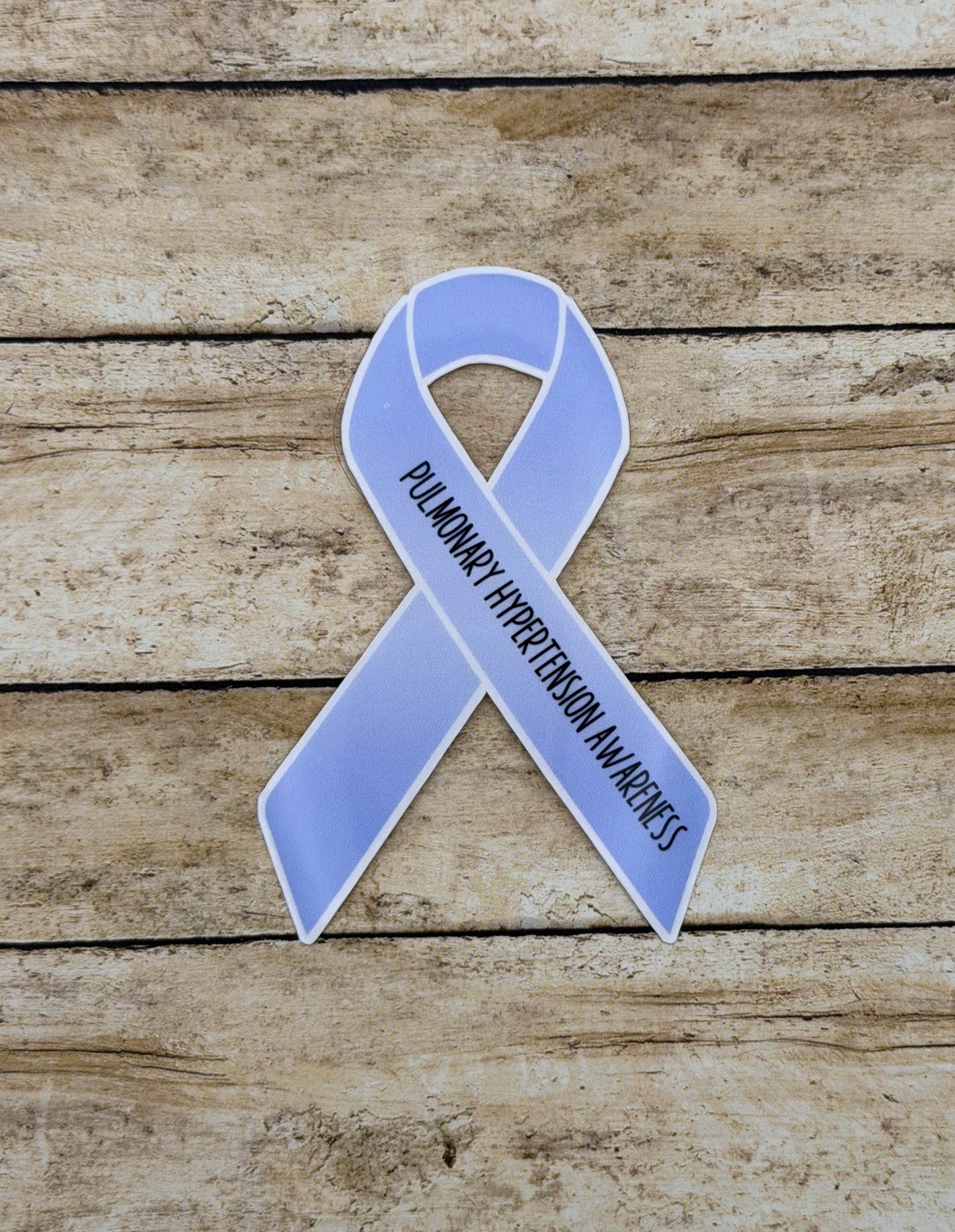 Pulmonary Hypertension Awareness Ribbon Sticker