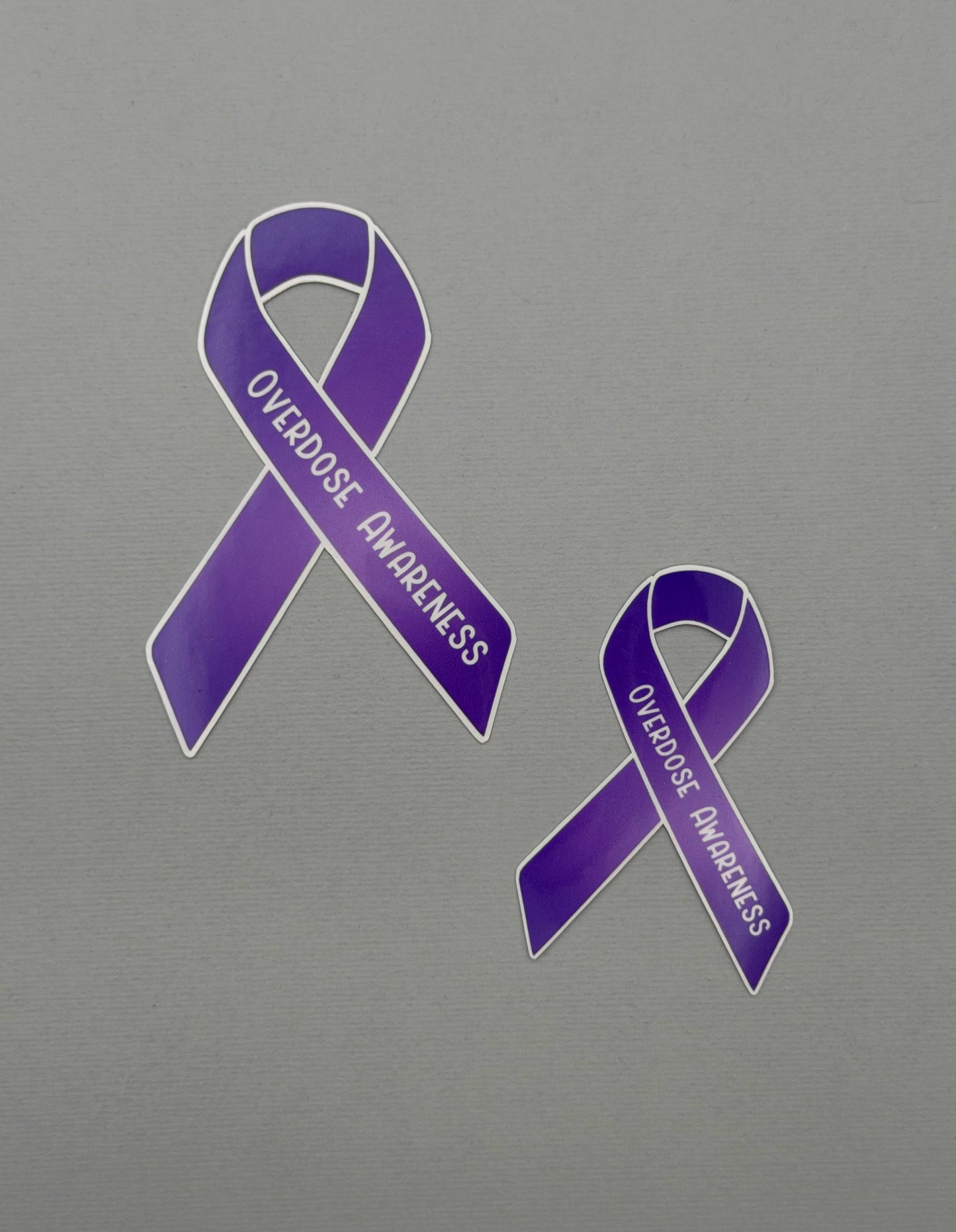 Overdose Awareness Ribbon Sticker or Magnet