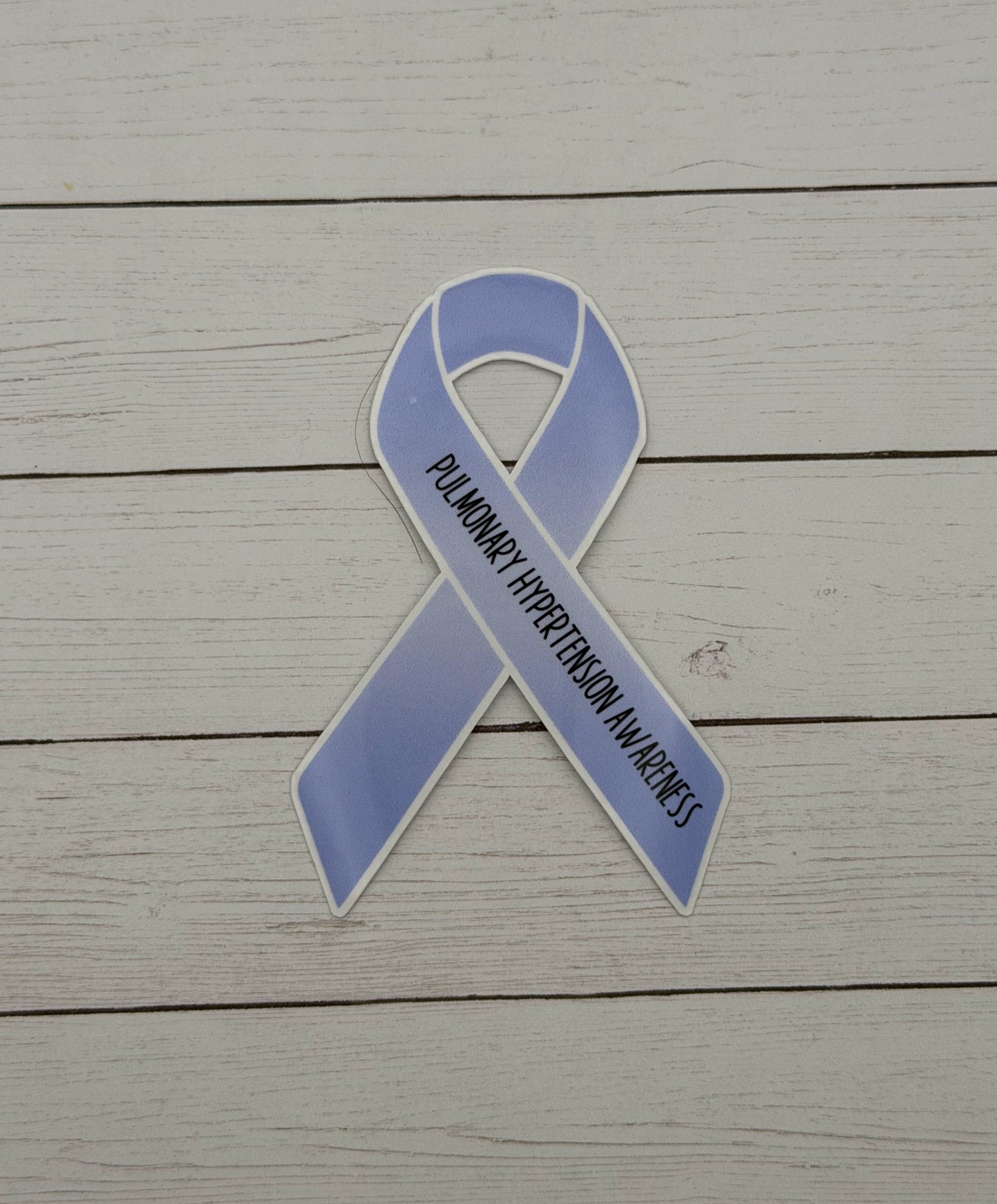 Pulmonary Hypertension Awareness Ribbon Sticker