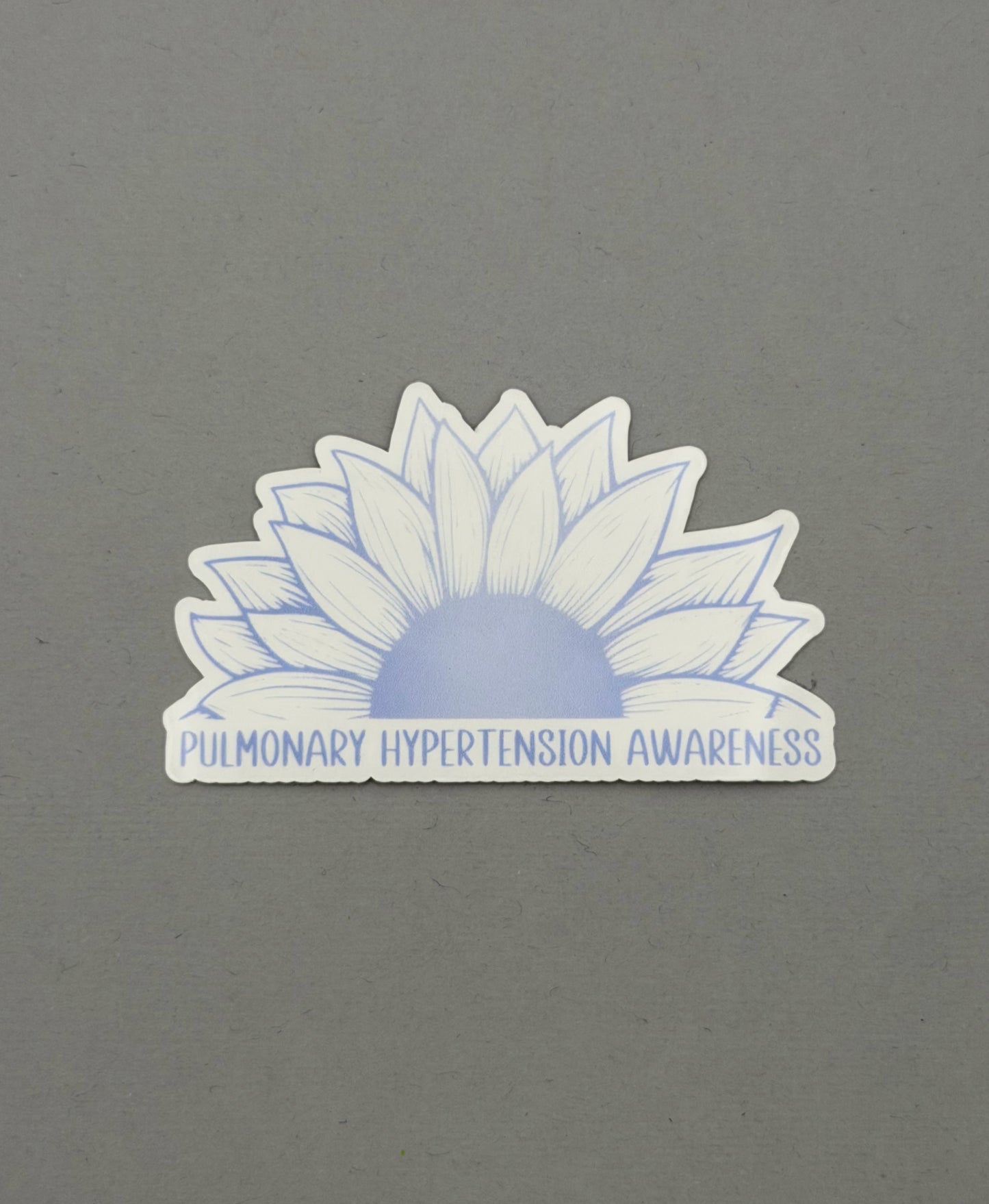 Pulmonary Hypertension Awareness Sunflower Sticker