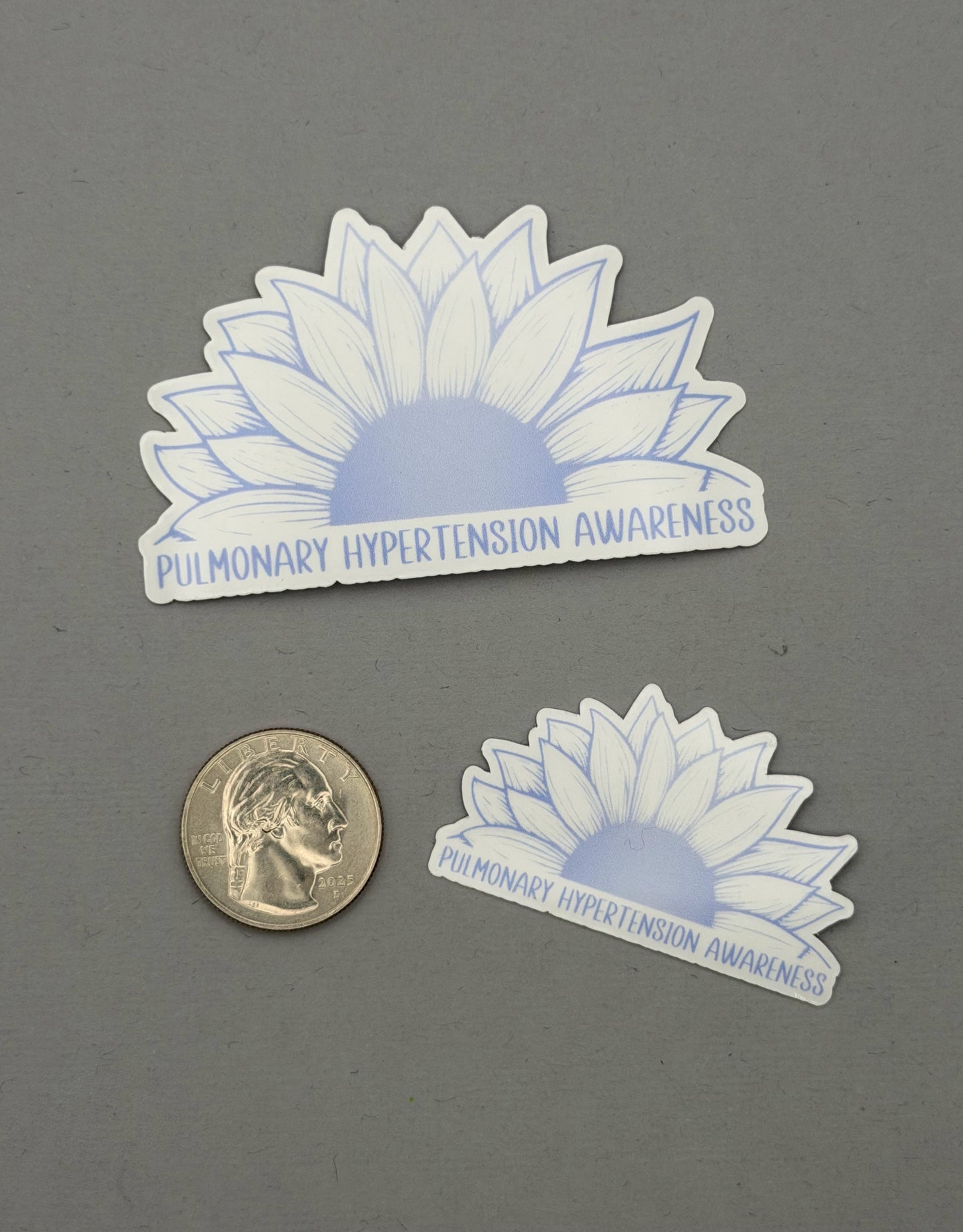 Pulmonary Hypertension Awareness Sunflower Sticker