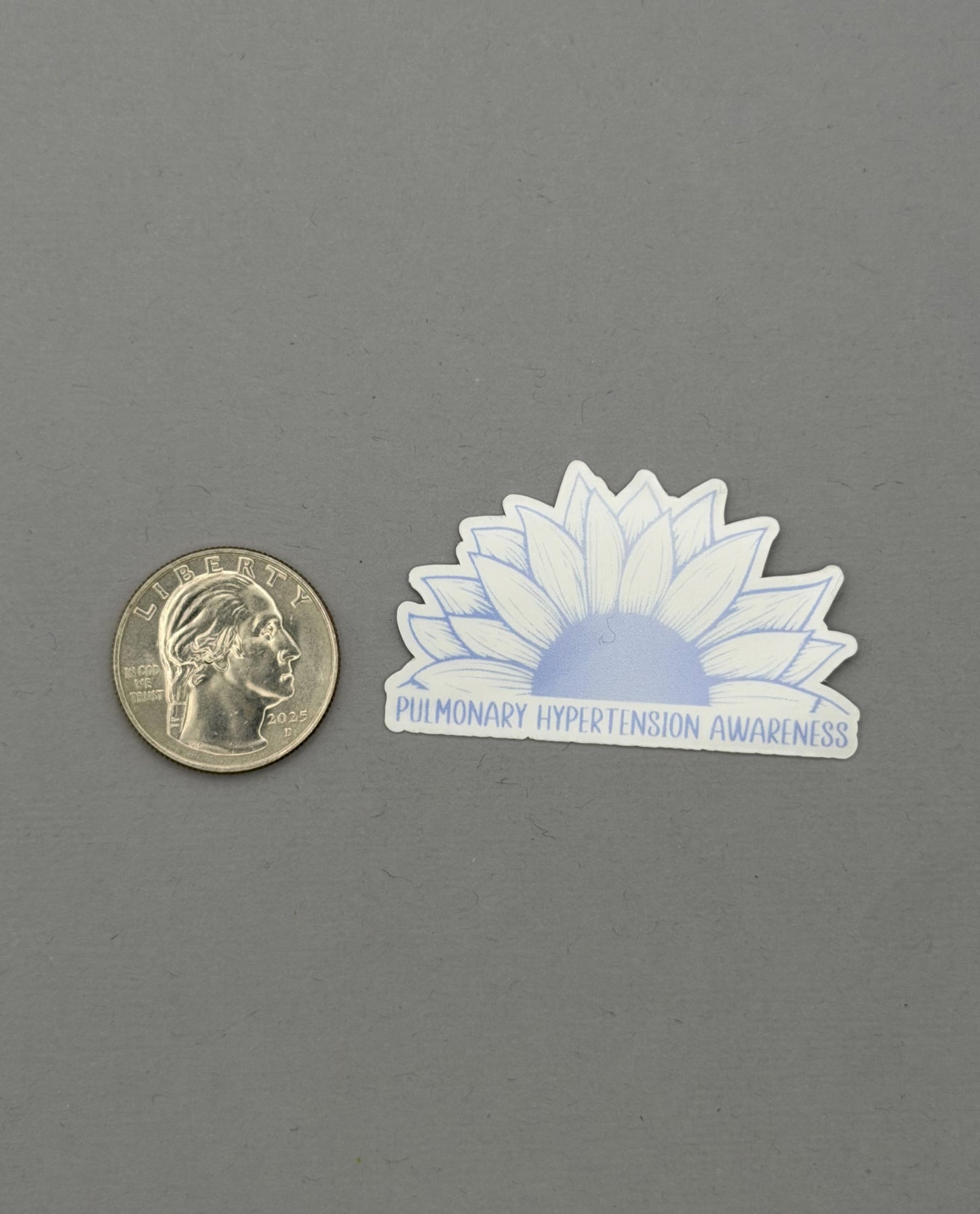 Pulmonary Hypertension Awareness Sunflower Sticker