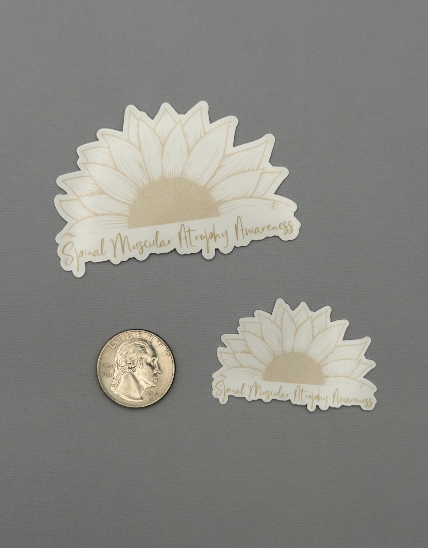 Spinal Muscular Atrophy Awareness Sunflower Sticker or Magnet