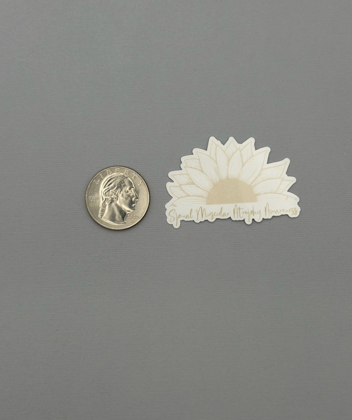 Spinal Muscular Atrophy Awareness Sunflower Sticker or Magnet