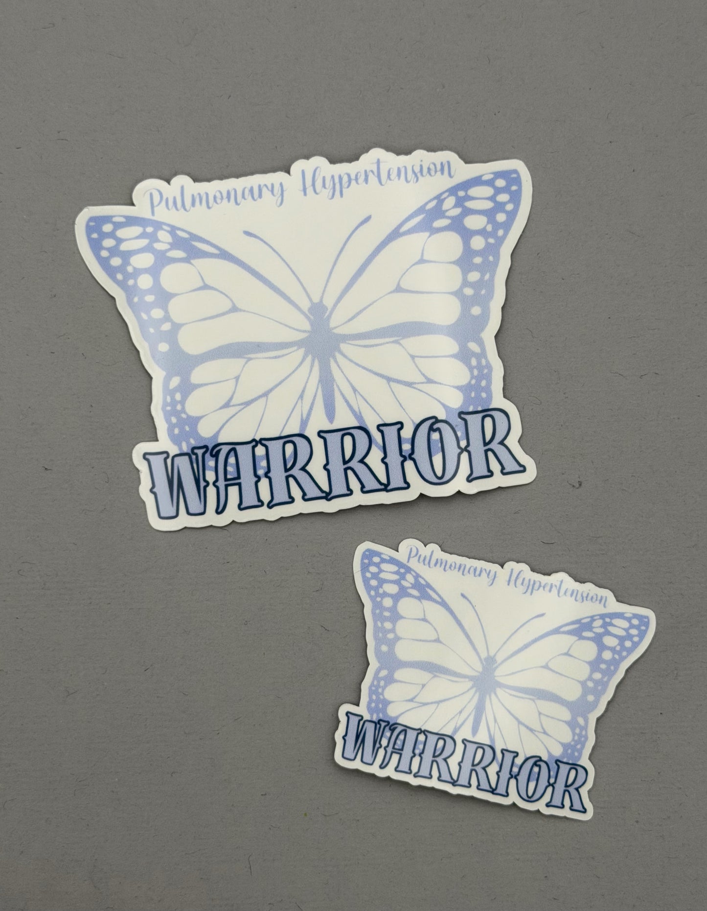 Pulmonary Hypertension Warrior Butterfly Sticker
