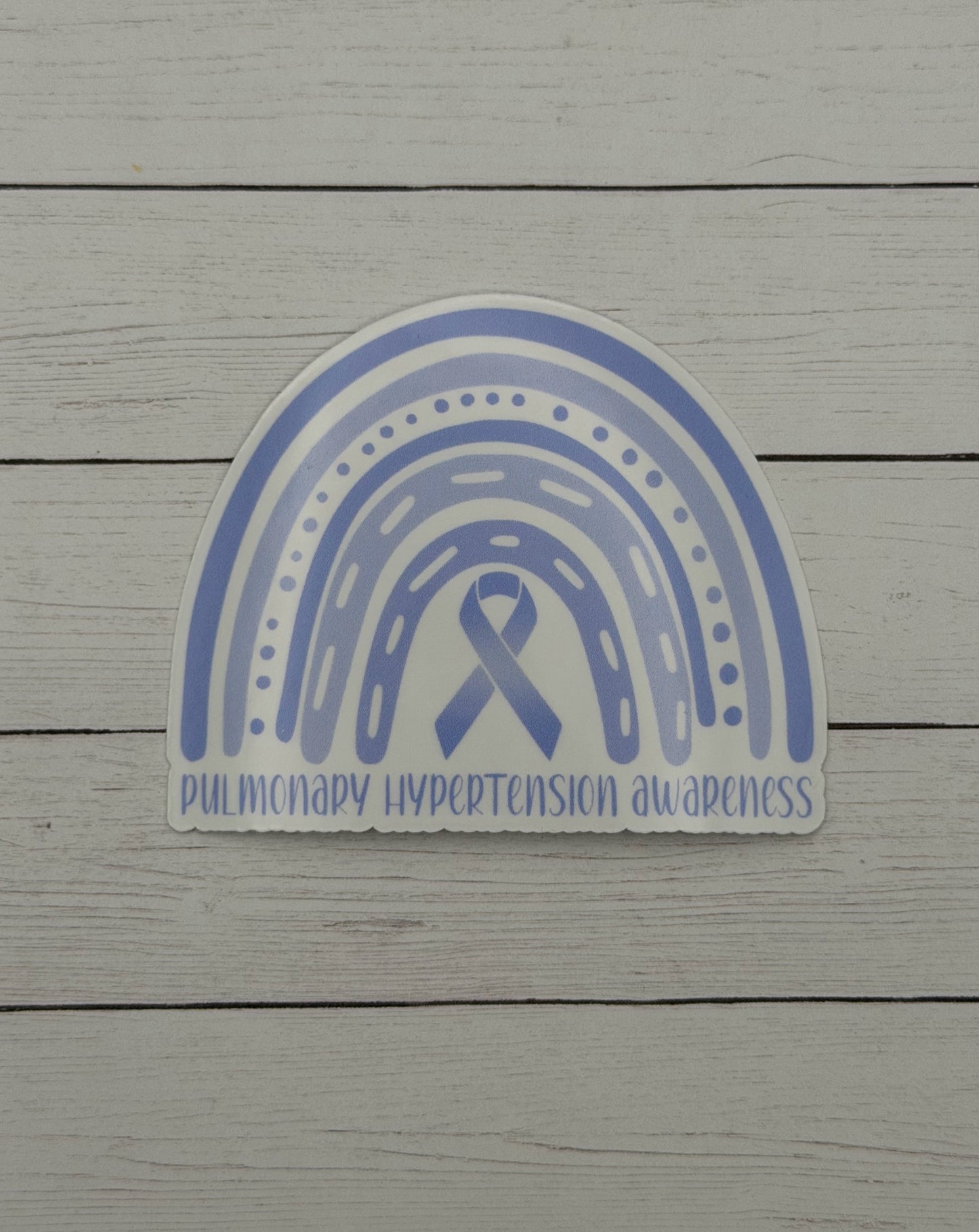 Pulmonary Hypertension Awareness Rainbow Sticker