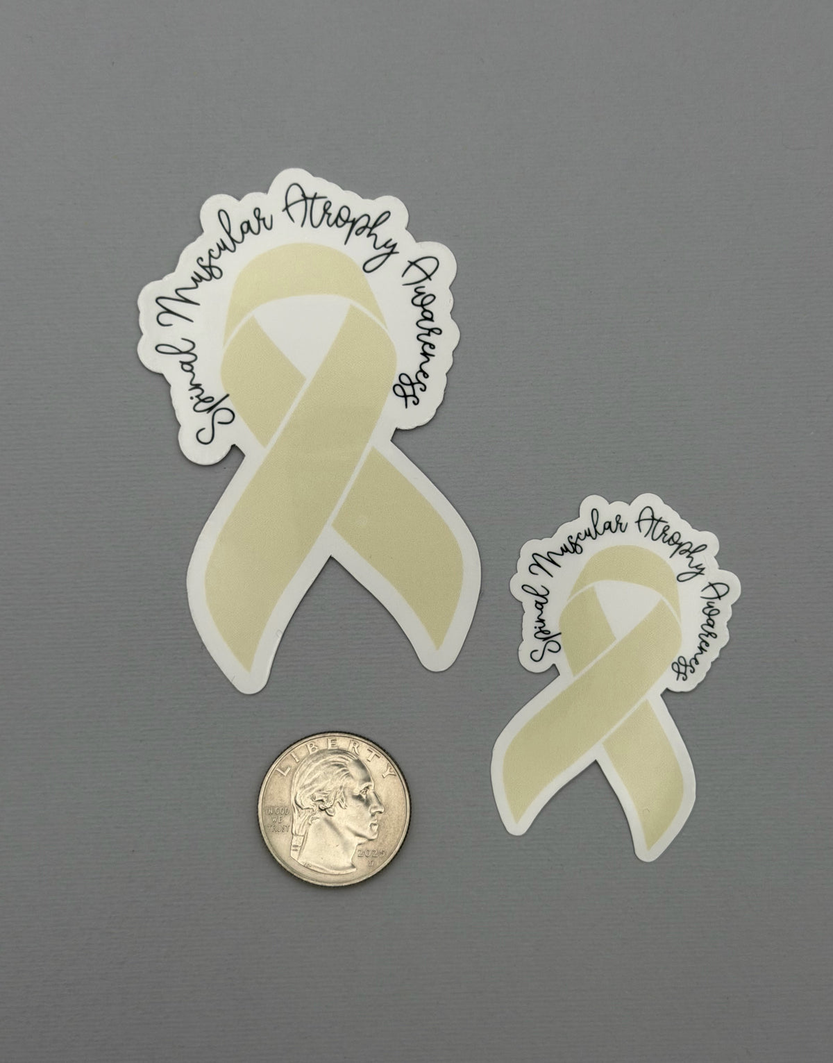 Spinal Muscular Atrophy Awareness Ribbon Sticker or Magnet