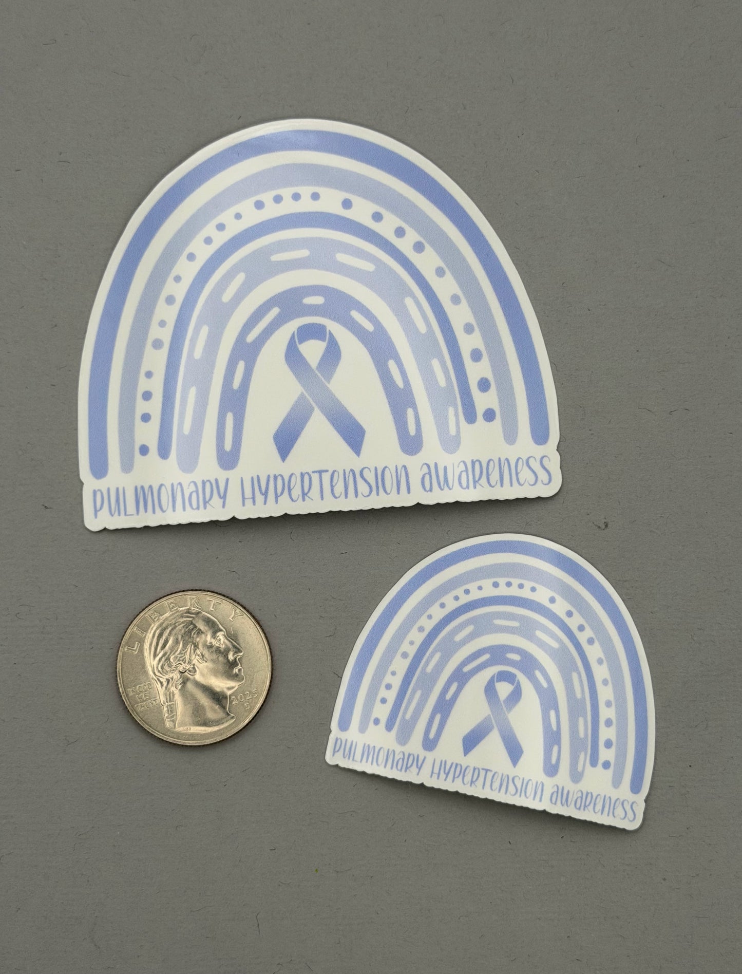 Pulmonary Hypertension Awareness Rainbow Sticker
