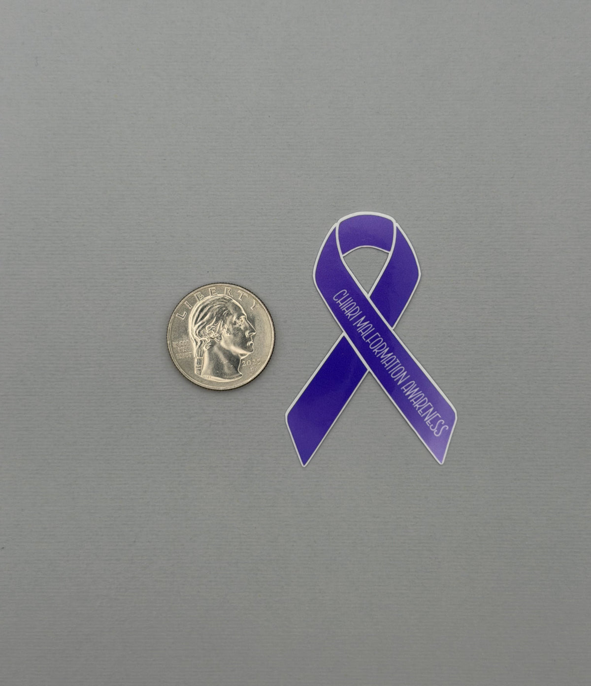 Chiari Malformation Awareness Ribbon Sticker or Magnet