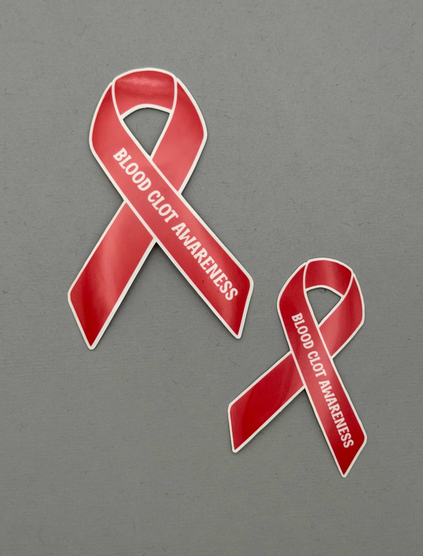 Blood Clot Awareness Ribbon Sticker