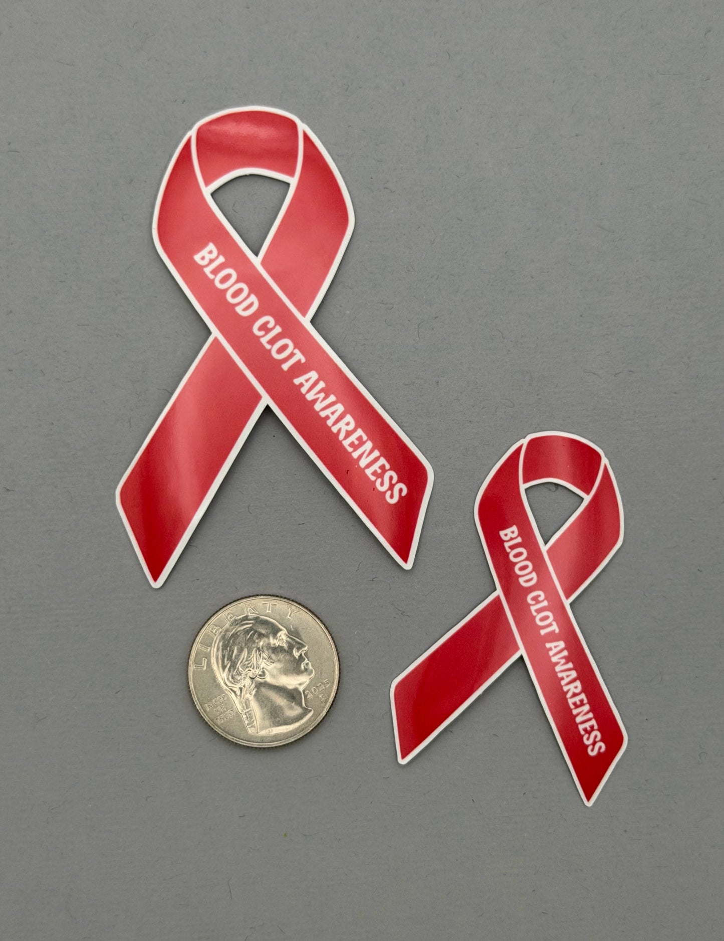 Blood Clot Awareness Ribbon Sticker