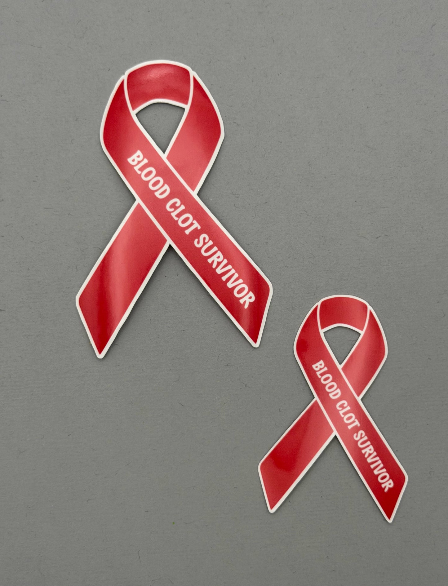 Blood Clot Survivor Ribbon Sticker