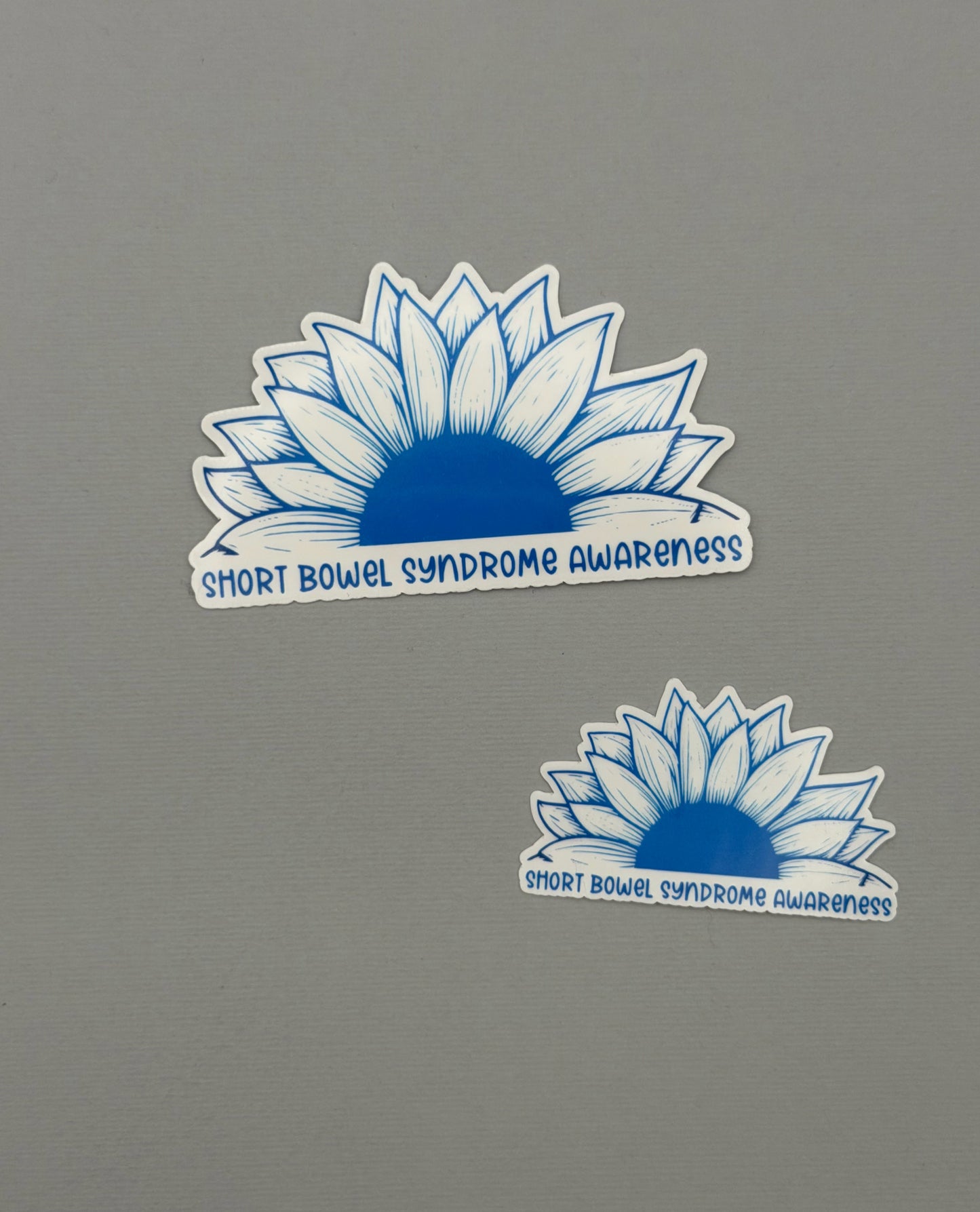 Short Bowel Syndrome Awareness Sunflower Sticker or Magnet