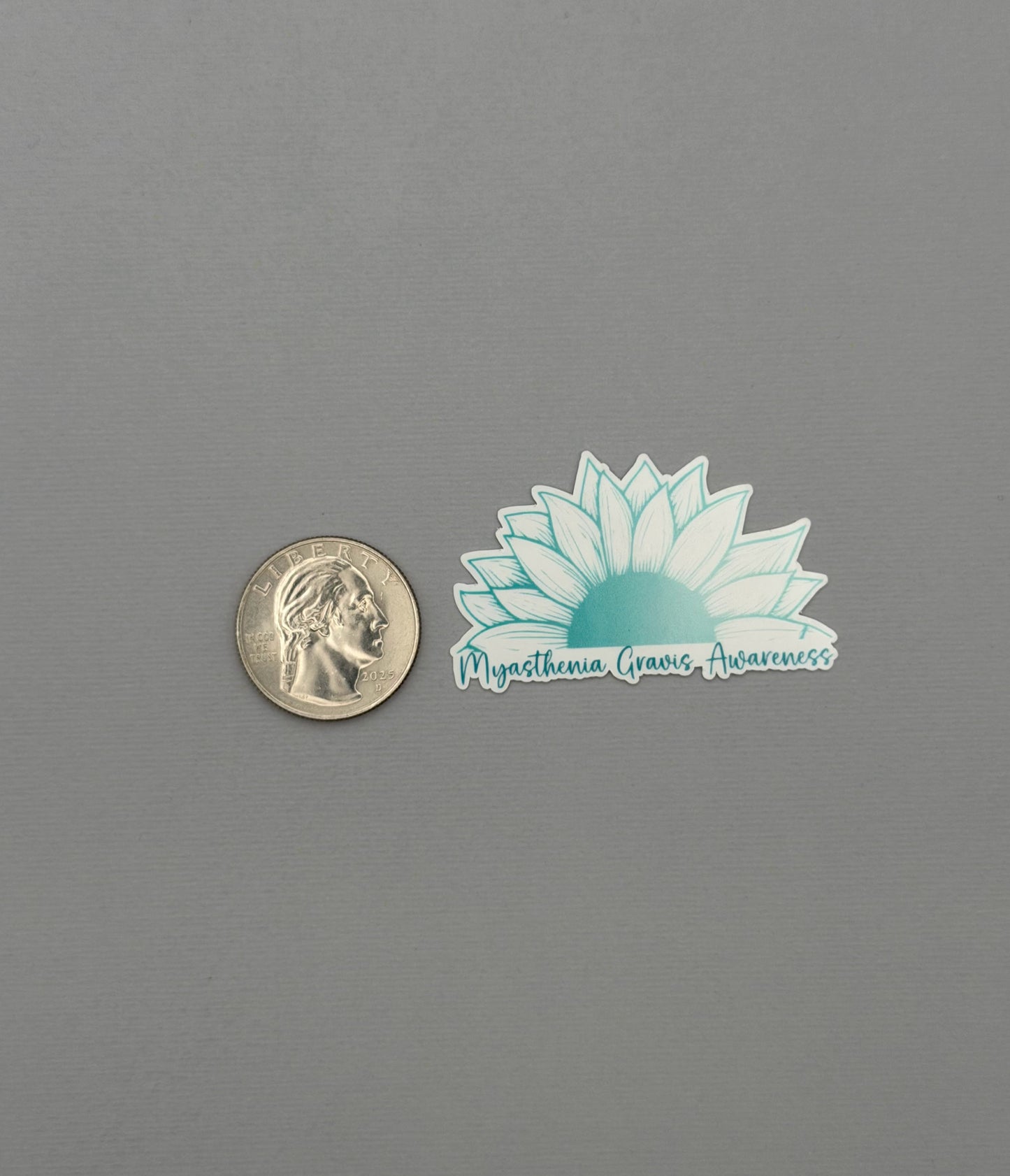 Myasthenia Gravis Awareness Sunflower Sticker or Magnet