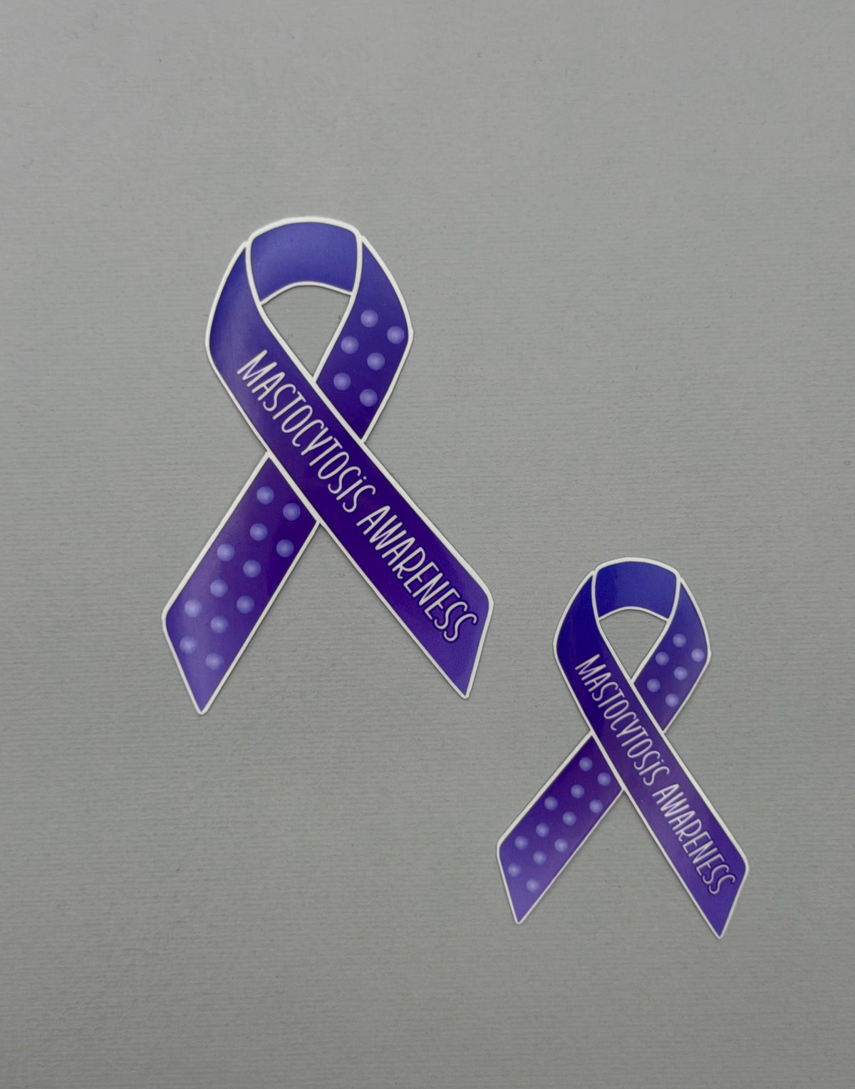 Mastocytosis Awareness Ribbon Sticker or Magnet