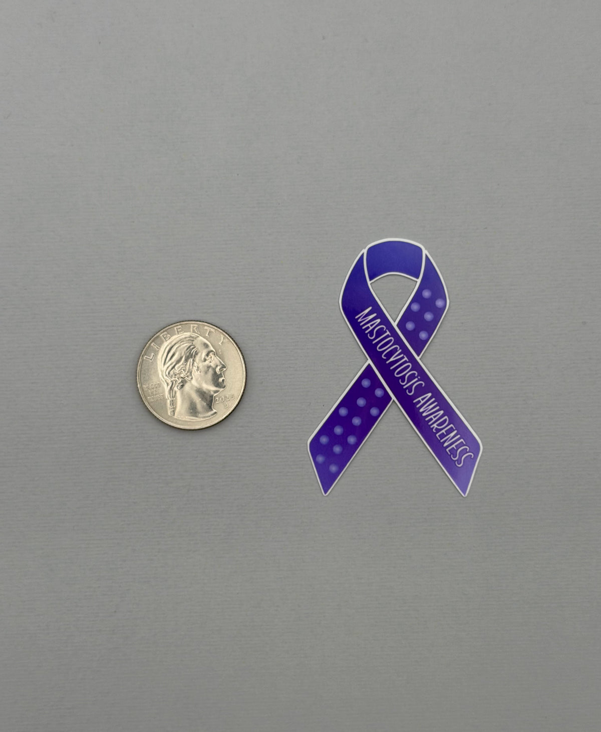 Mastocytosis Awareness Ribbon Sticker or Magnet