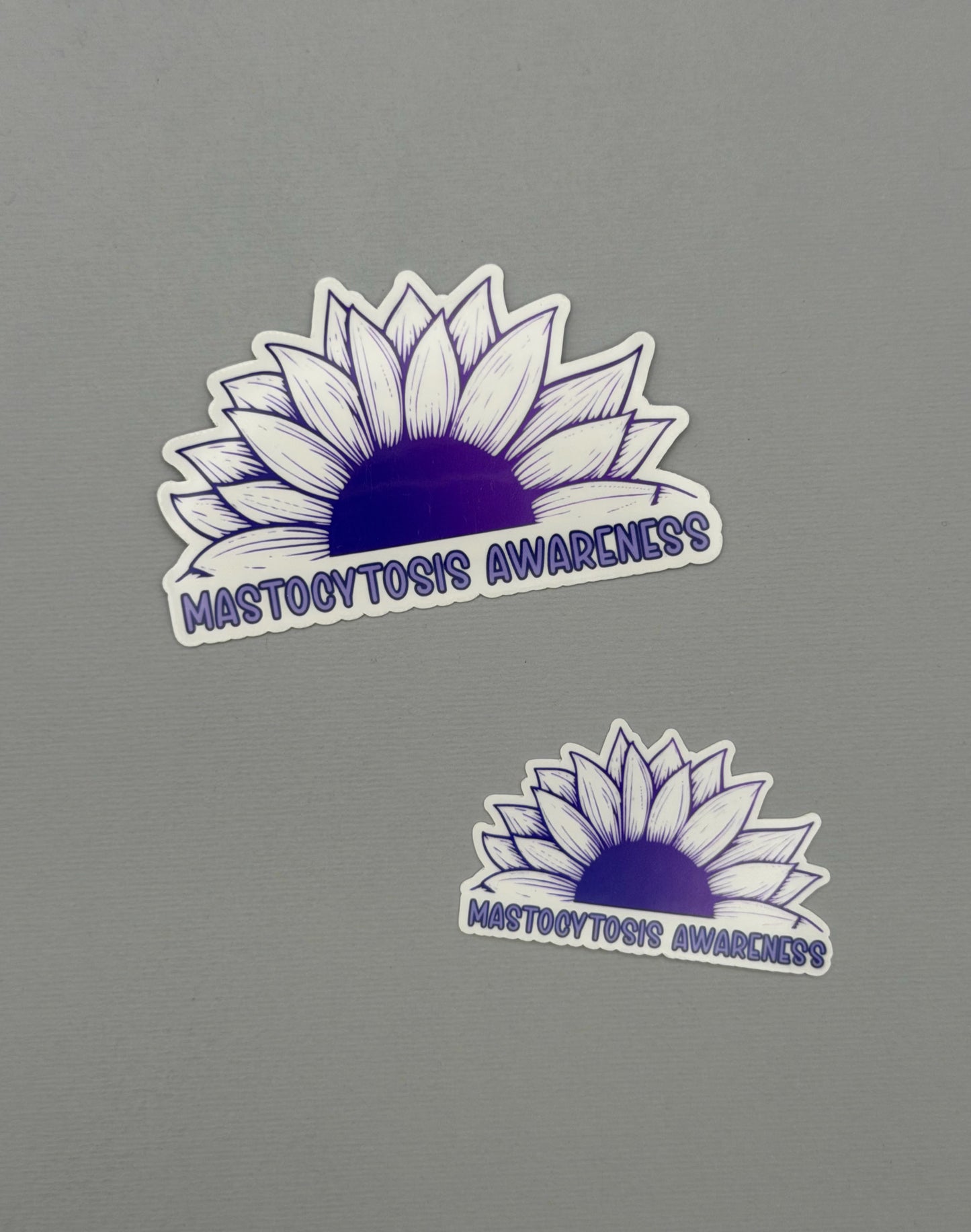 Mastocytosis Awareness Sunflower Sticker or Magnet