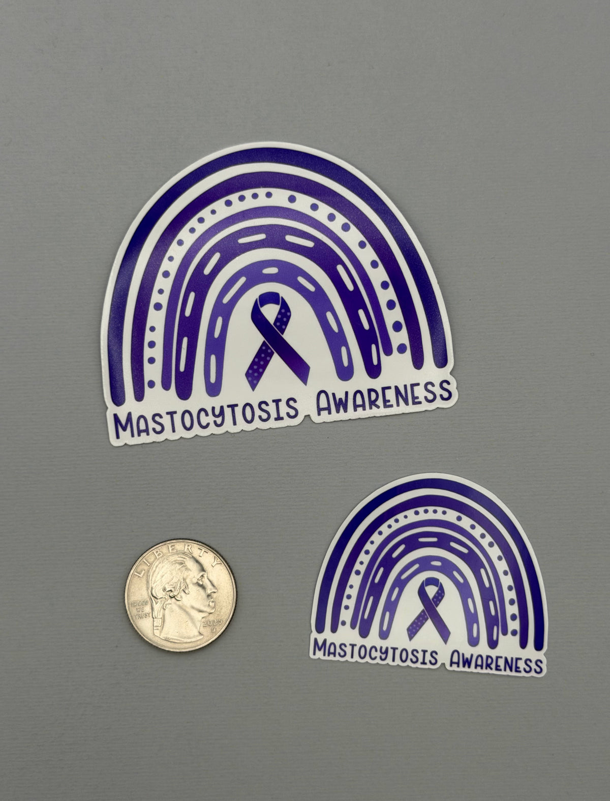 Mastocytosis Awareness Rainbow Sticker or Magnet