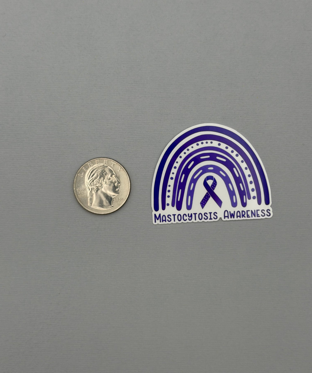 Mastocytosis Awareness Rainbow Sticker or Magnet