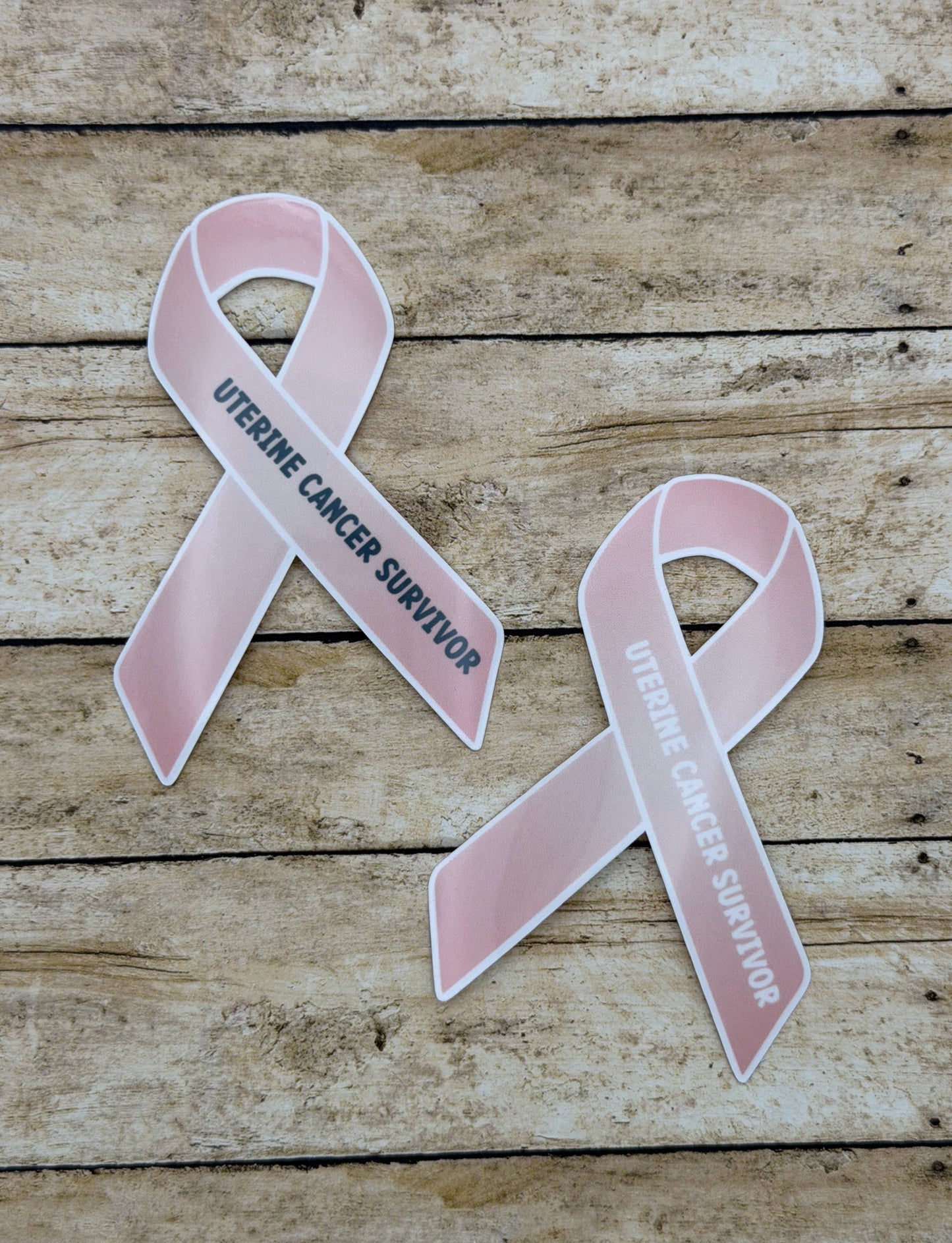 Uterine Cancer Survivor Ribbon Sticker
