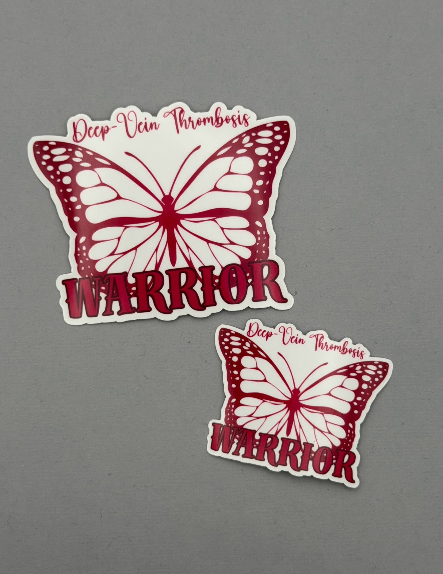 Deep Vein Thrombosis Warrior Butterfly Sticker | DVT