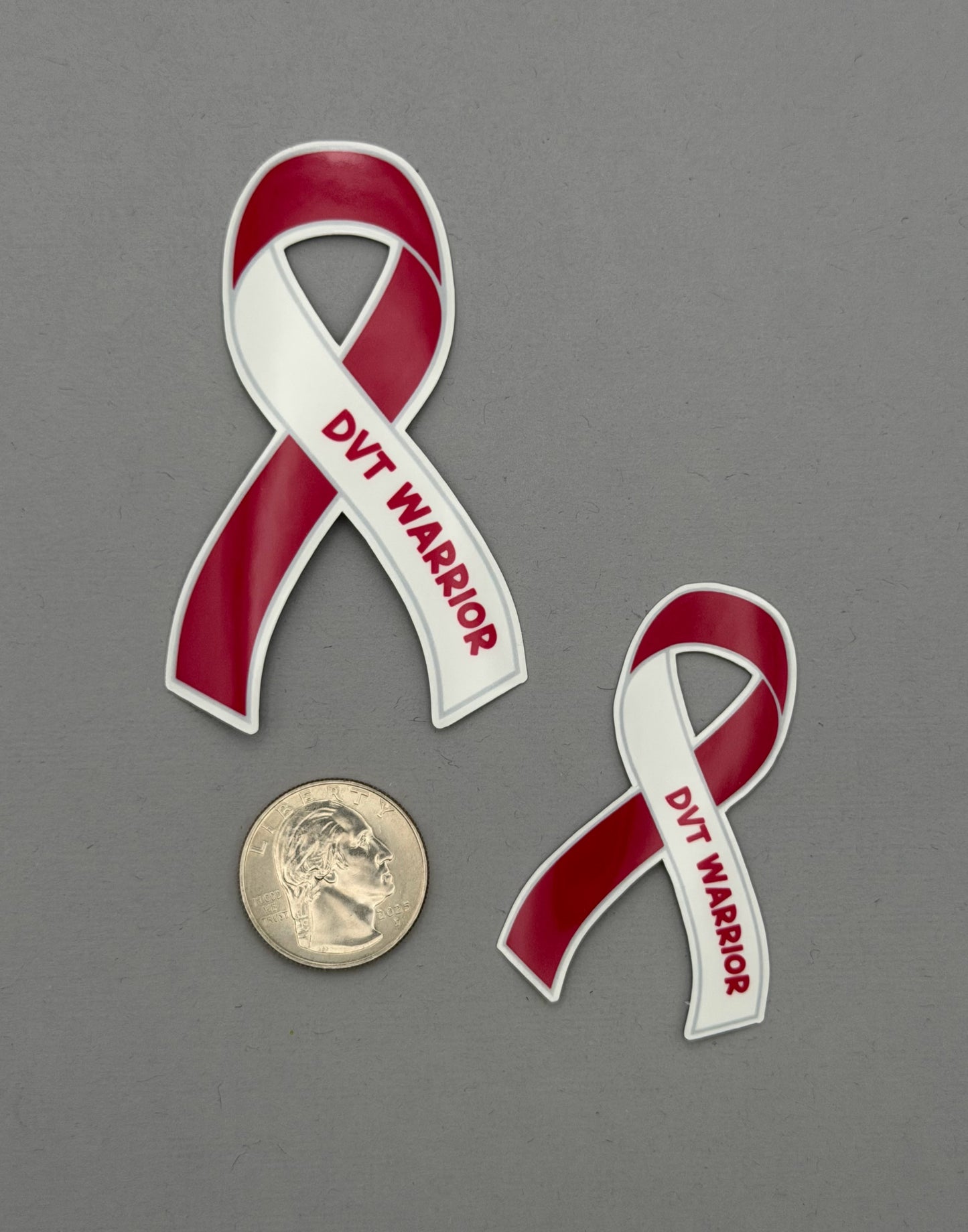 DVT Warrior Ribbon Sticker | Deep Vein Thrombosis