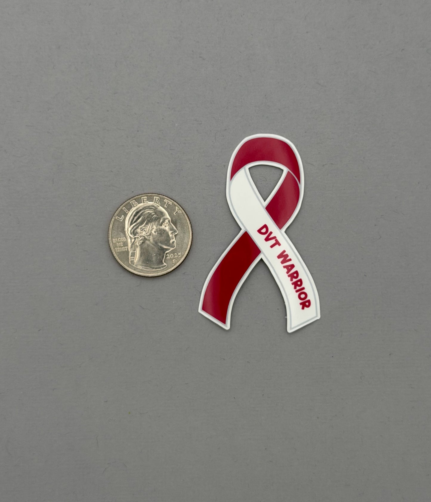 DVT Warrior Ribbon Sticker | Deep Vein Thrombosis