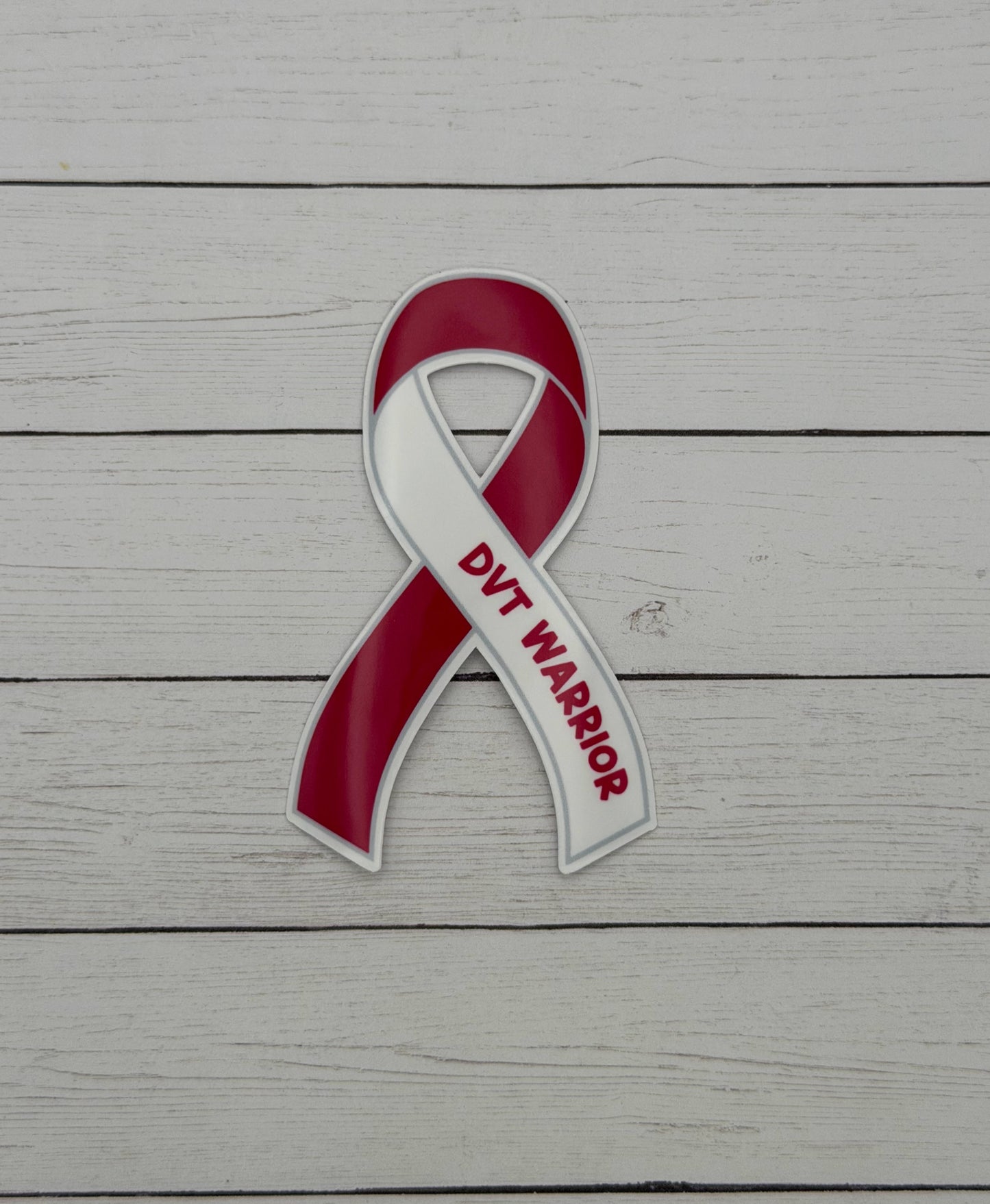 DVT Warrior Ribbon Sticker | Deep Vein Thrombosis