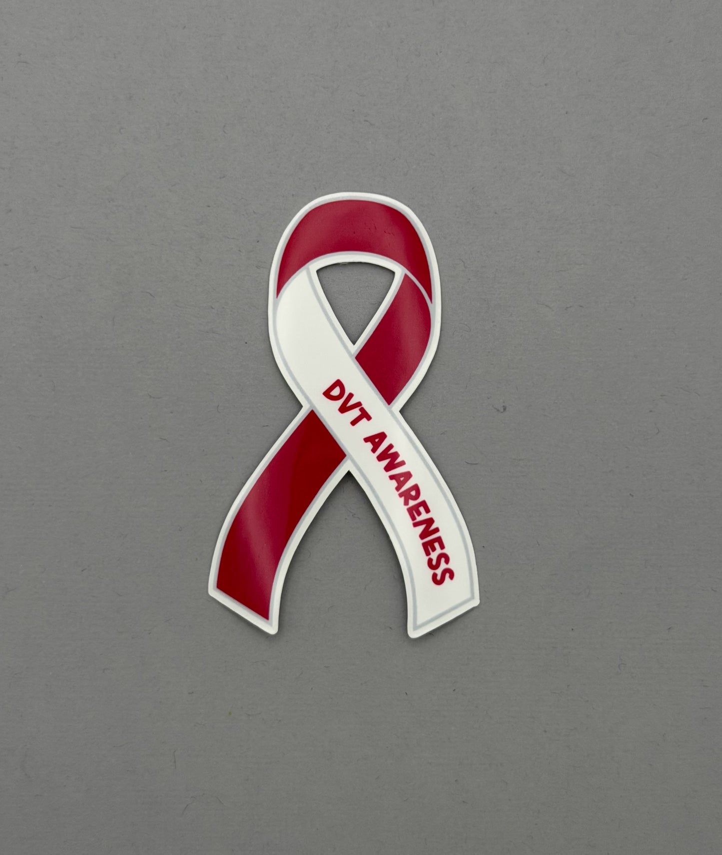 DVT Awareness Ribbon Sticker | Deep Vein Thrombosis