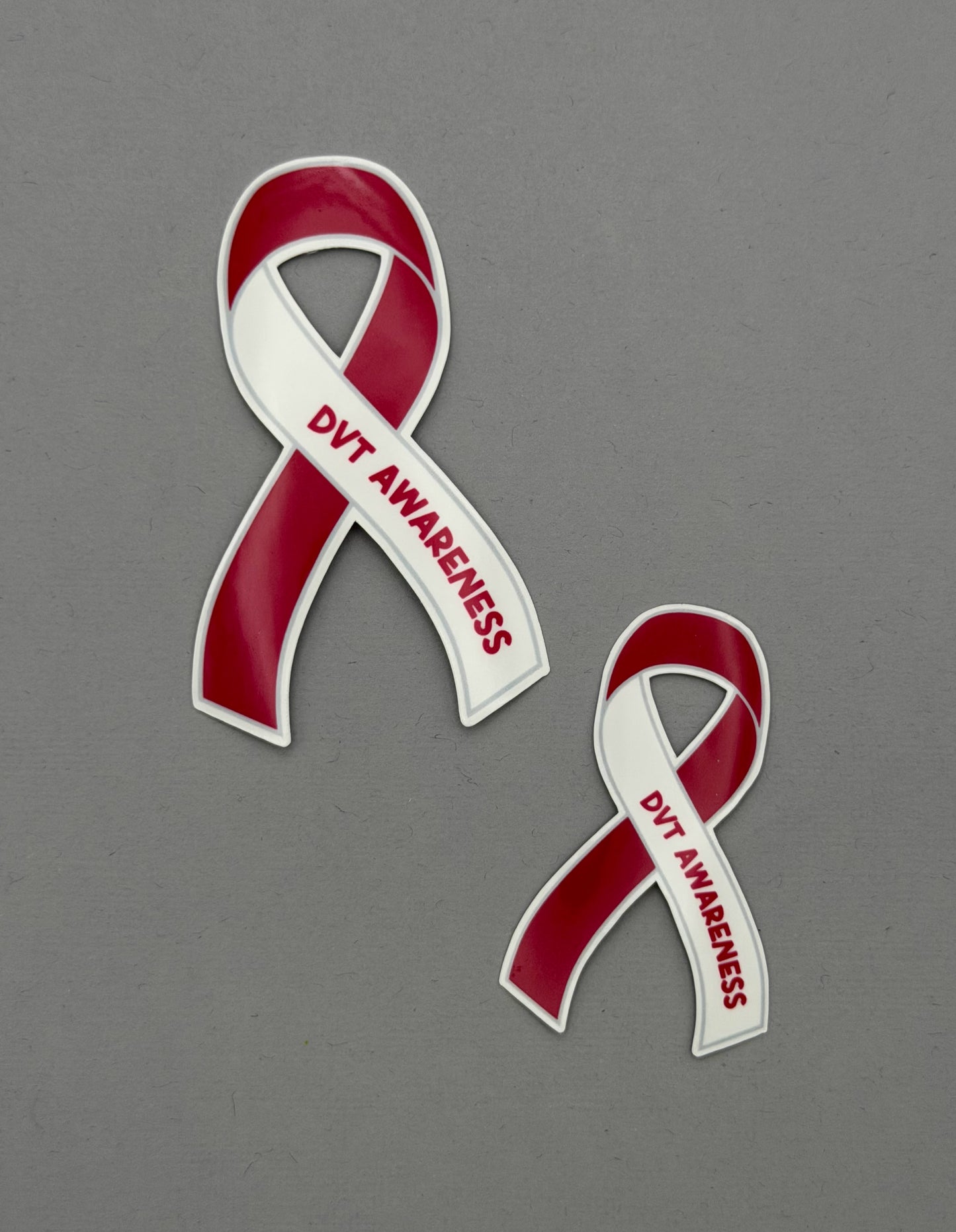 DVT Awareness Ribbon Sticker | Deep Vein Thrombosis
