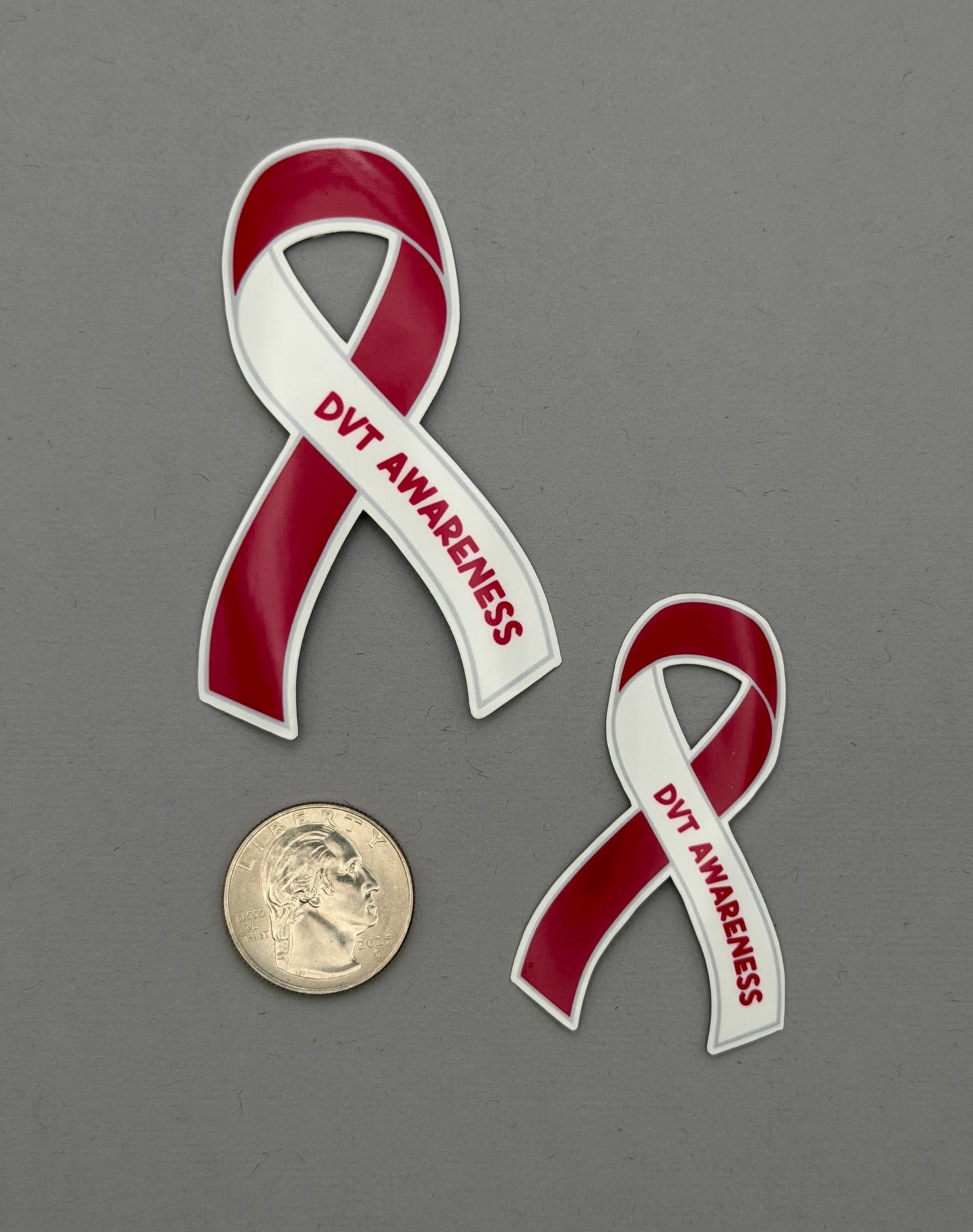 DVT Awareness Ribbon Sticker | Deep Vein Thrombosis