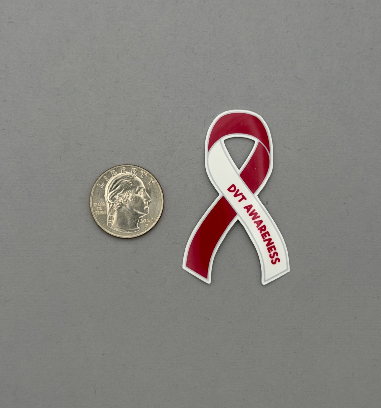 DVT Awareness Ribbon Sticker | Deep Vein Thrombosis
