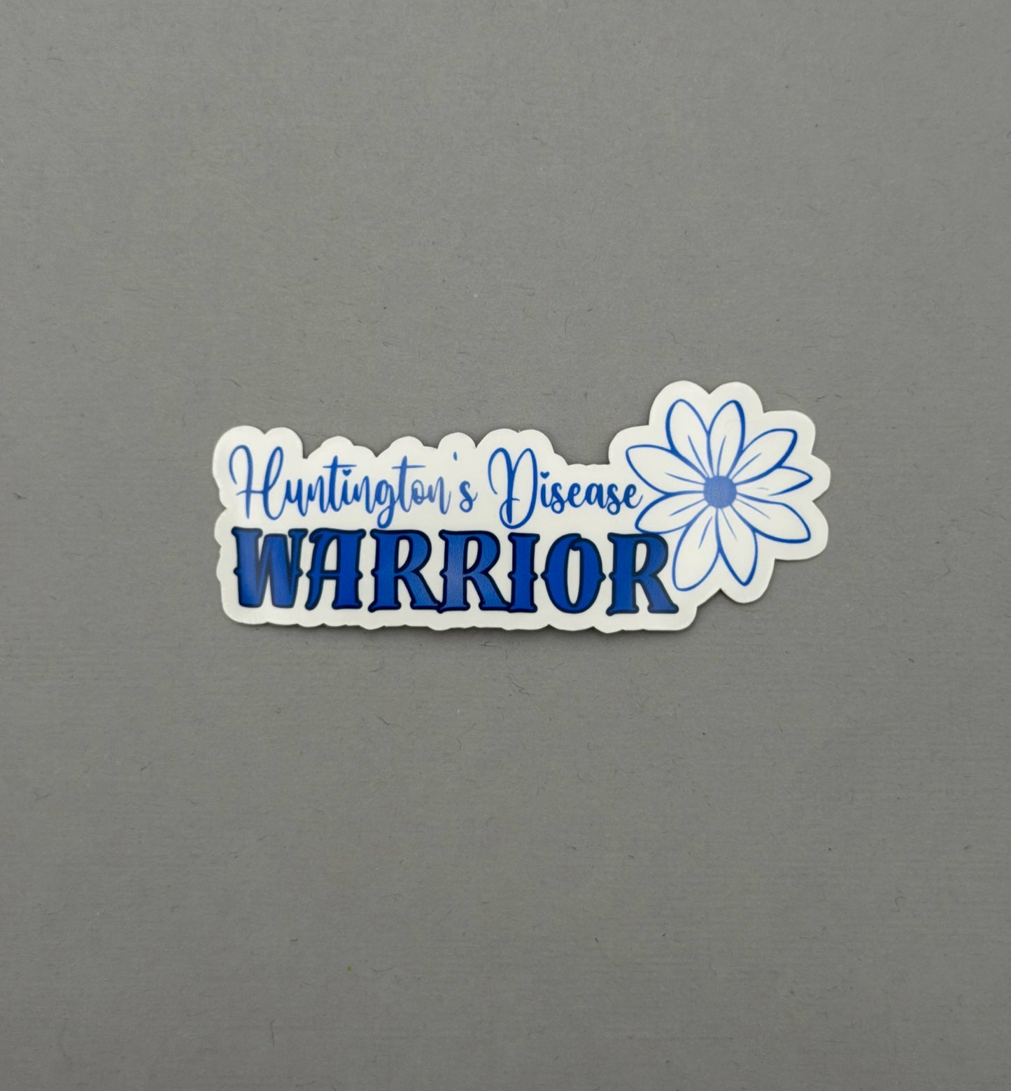 Huntington's Disease Warrior Flower Sticker