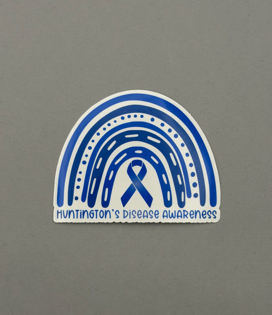 Huntington's Disease Awareness Rainbow Sticker