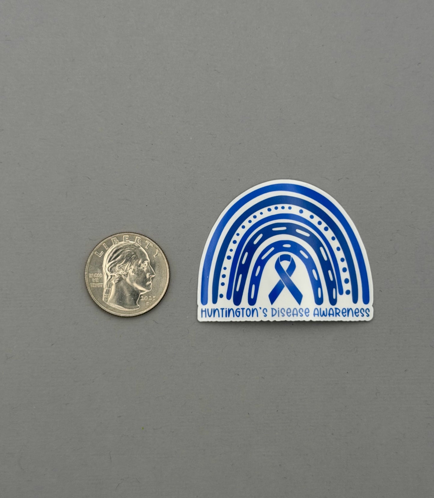Huntington's Disease Awareness Rainbow Sticker