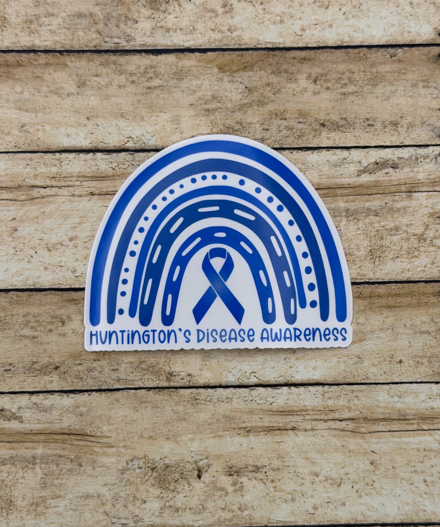 Huntington's Disease Awareness Rainbow Sticker