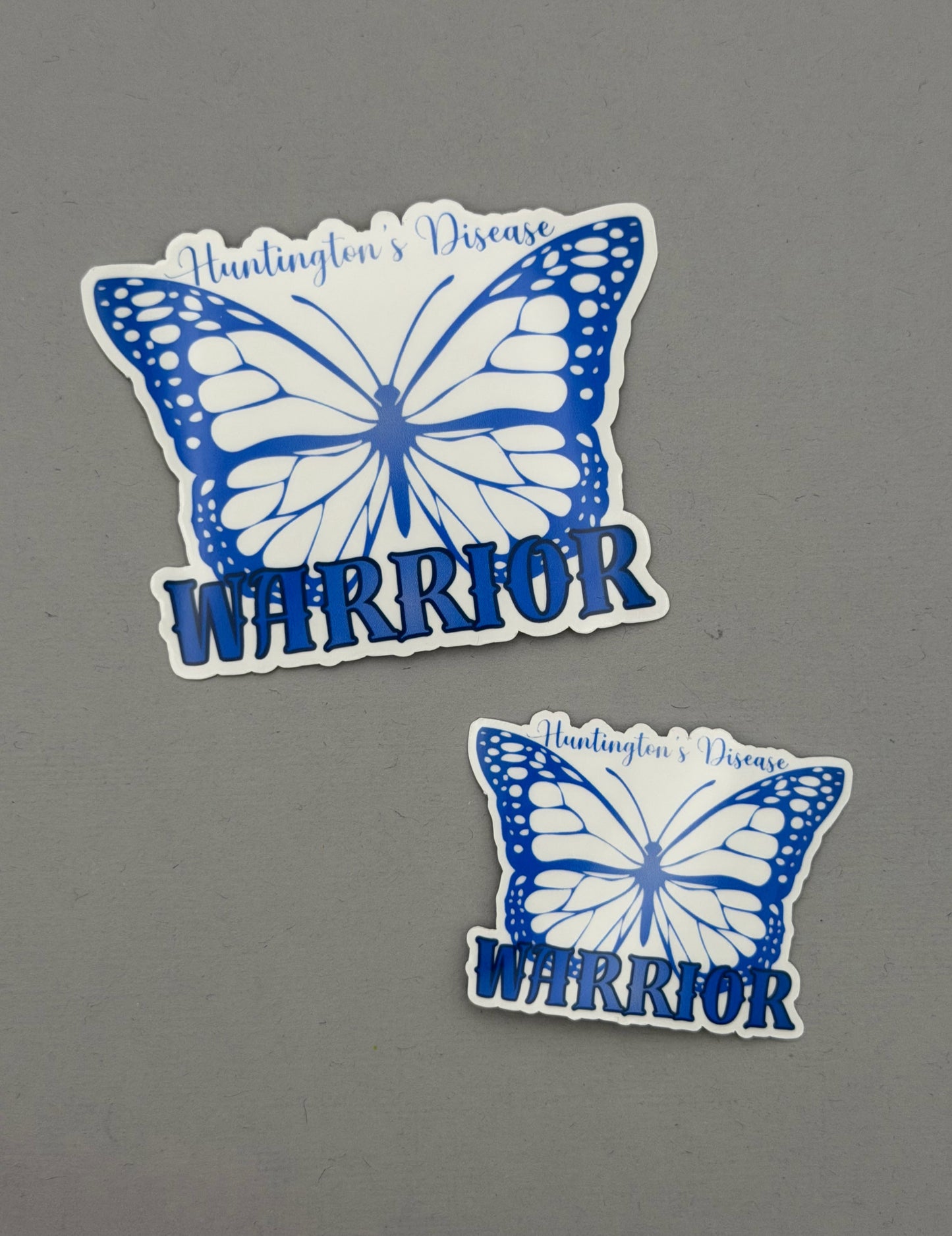 Huntington's Disease Warrior Butterfly Sticker