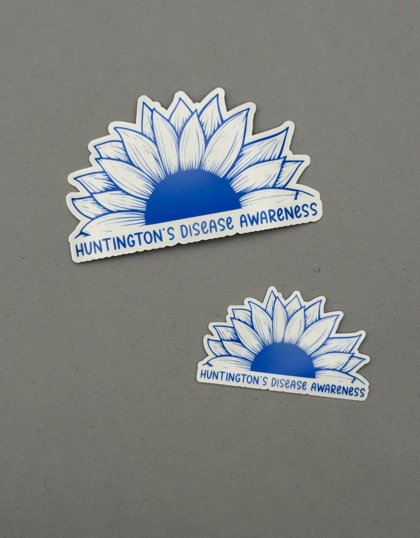 Huntington's Disease Awareness Sunflower Sticker