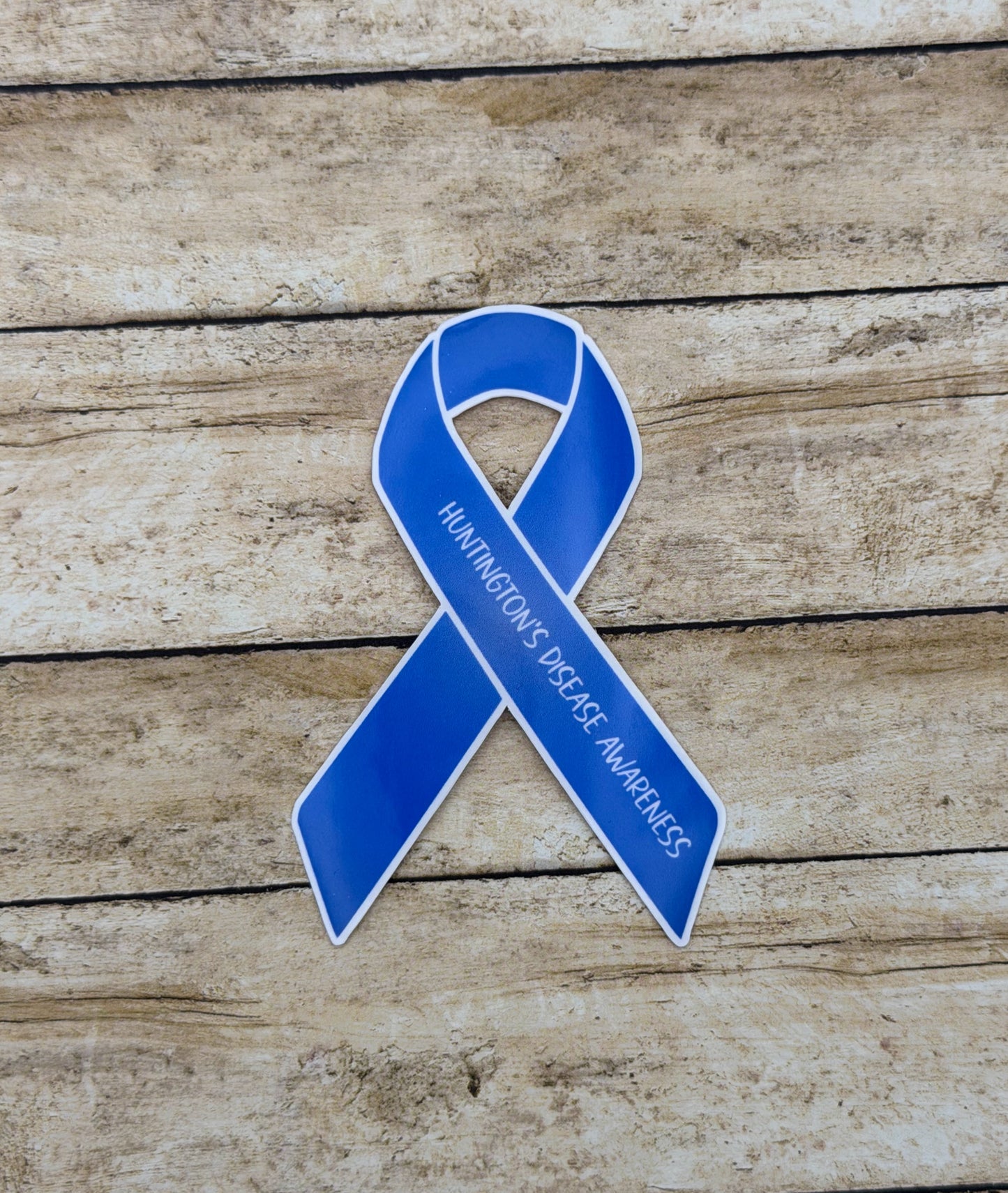 Huntington's Disease Awareness Ribbon Sticker
